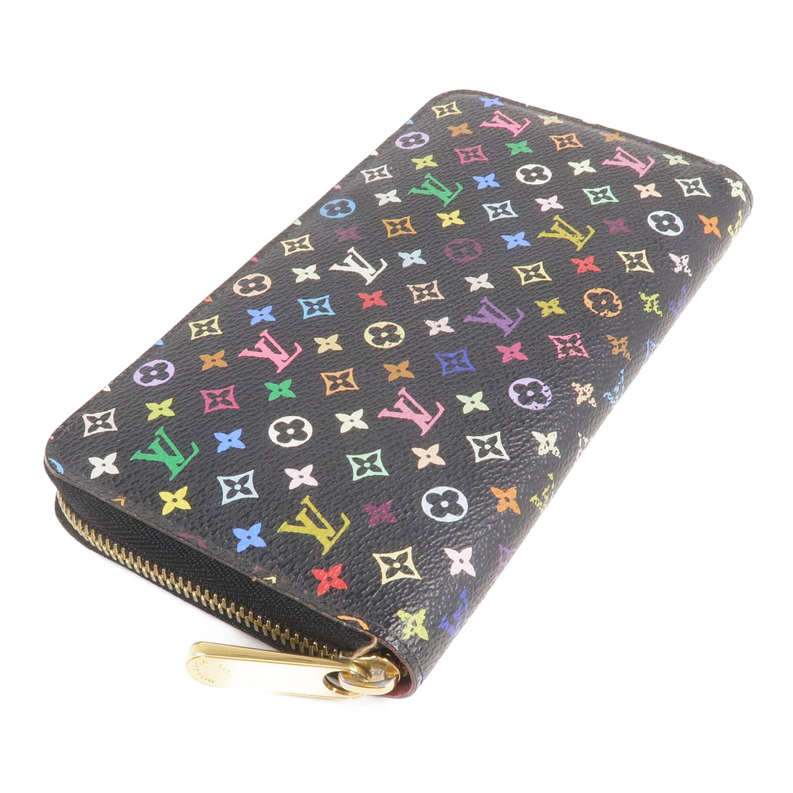 LOUIS VUITTON Monogram Multicolore Zipper Long Wallet金扣長錢包