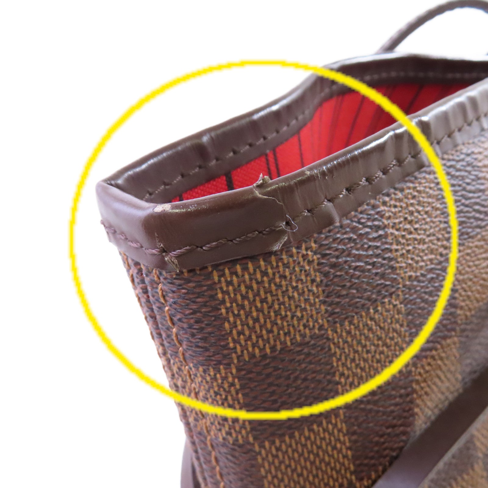 LOUIS VUITTON 【激減優惠】Damier Ebene Neverfull GM Tote Bag金扣肩背袋啡色