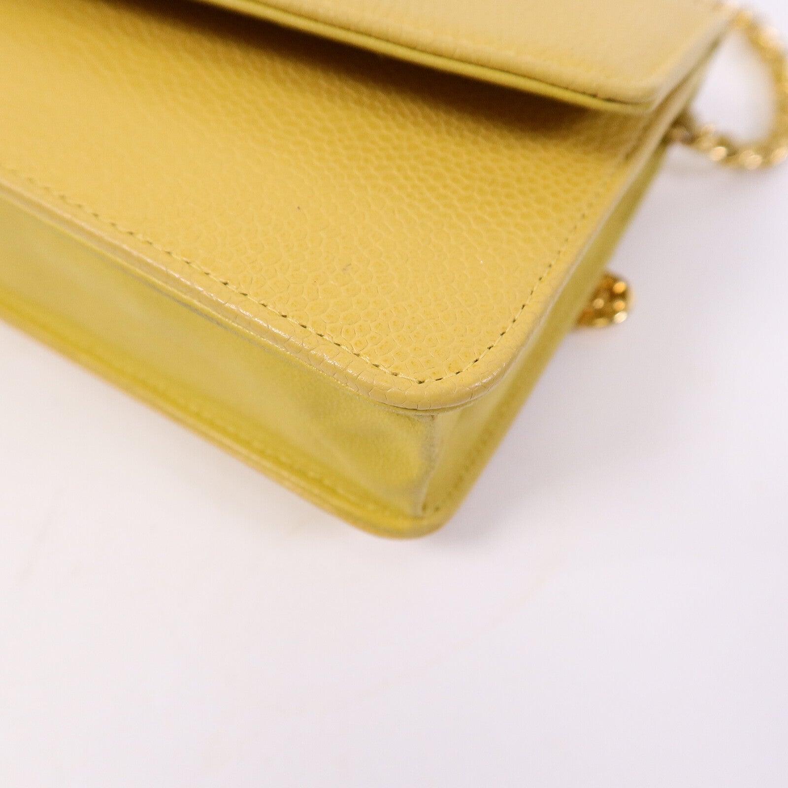 CHANEL 牛皮皮革Wallet On Chain鏈帶肩背袋
