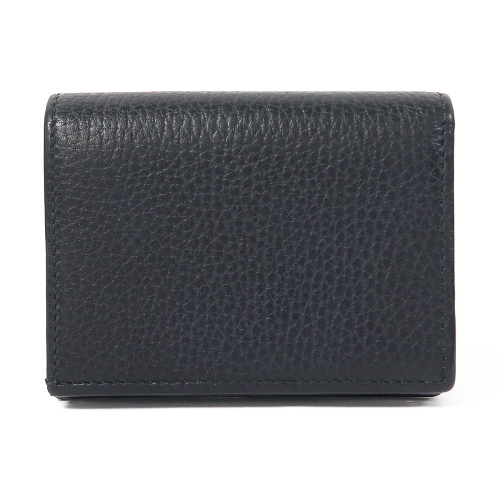 GUCCI 牛皮皮革Wallet金扣錢包黑色