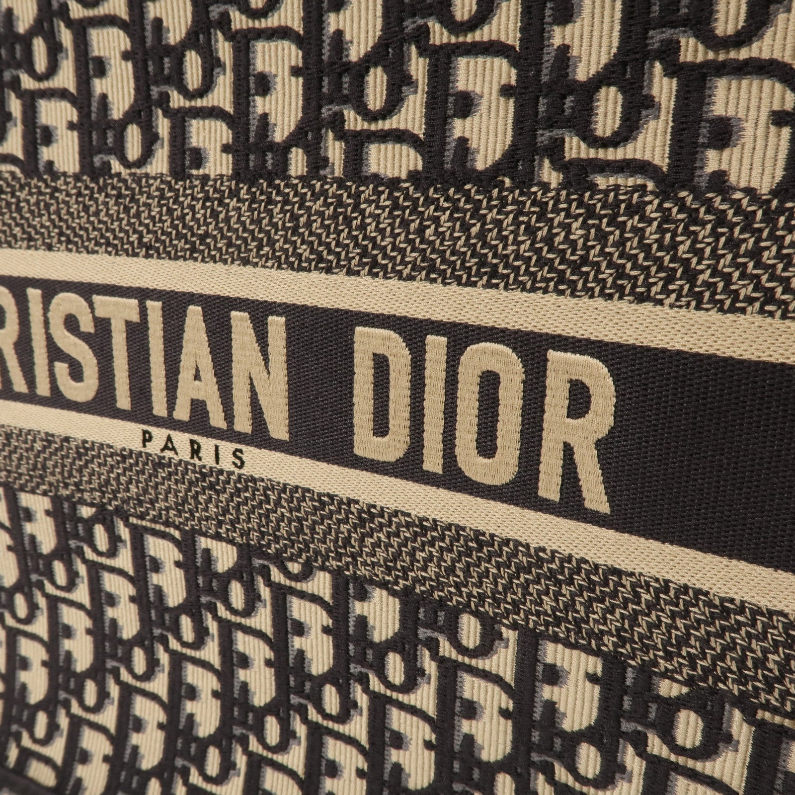 Dior Oblique Canvas帆布Book Tote Medium銀扣手挽袋