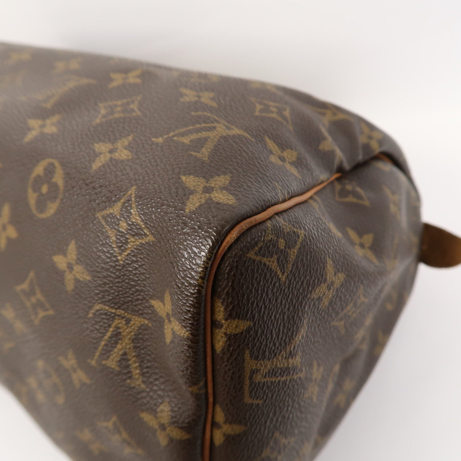 LOUIS VUITTON 【激減優惠】Monogram Speedy 30金扣手挽袋啡色