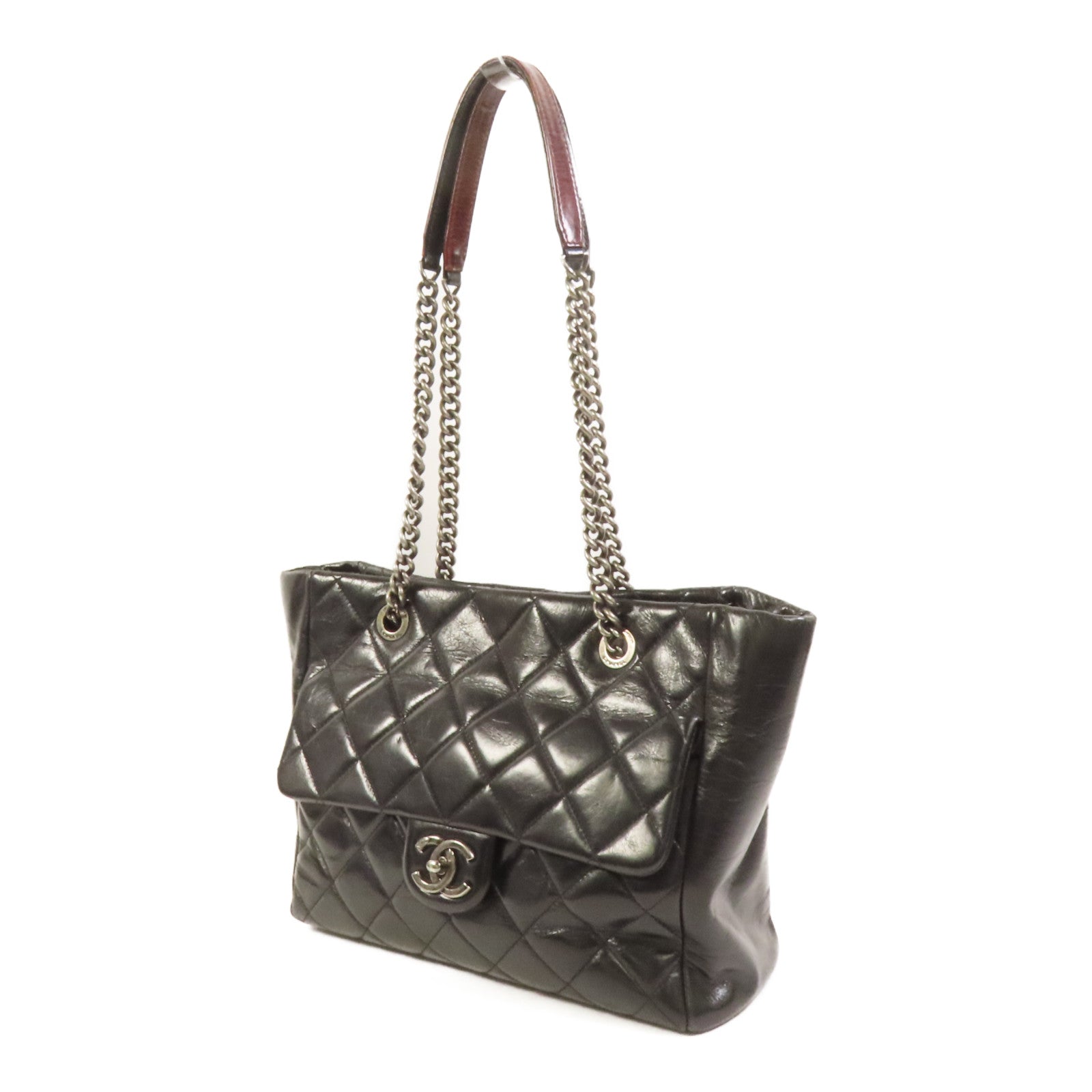 CHANEL 牛皮皮革Chain Shoulder肩背袋