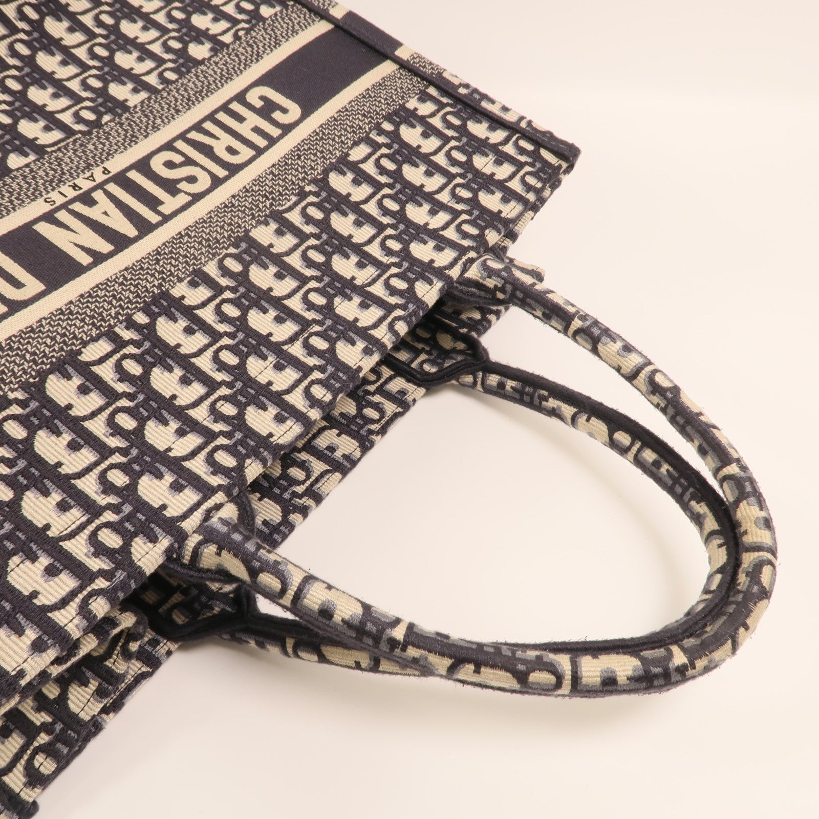 Dior Oblique Canvas帆布Book Tote Medium銀扣手挽袋