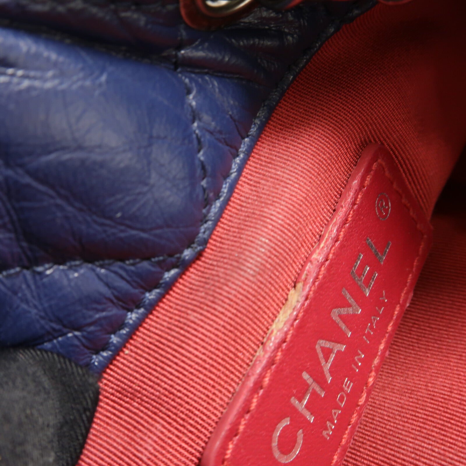 CHANEL 牛皮皮革Gabrielle Backpack鏈帶背包