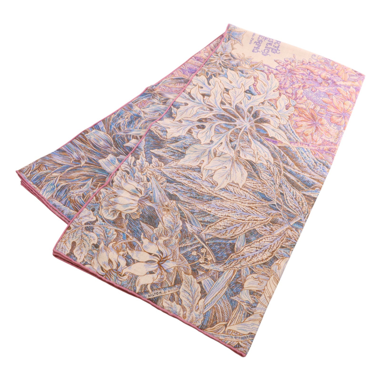 HERMES 羊絨/絲質Mors A Jouets Bandana Shawl 140絲巾