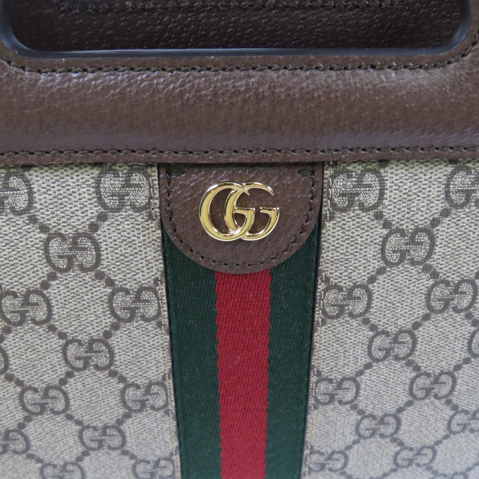 GUCCI 塗層帆布Ophidia金扣手挽肩背兩用袋