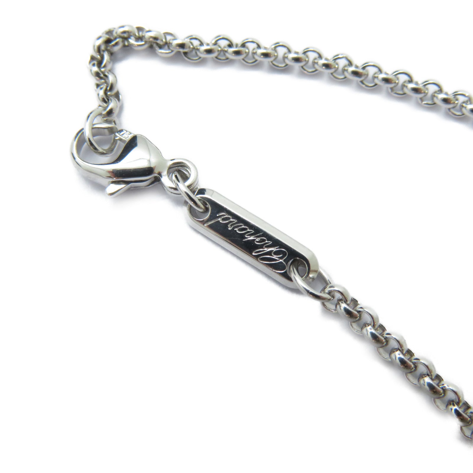 Chopard 18K白金Happy Diamond Necklace鑽石項鍊