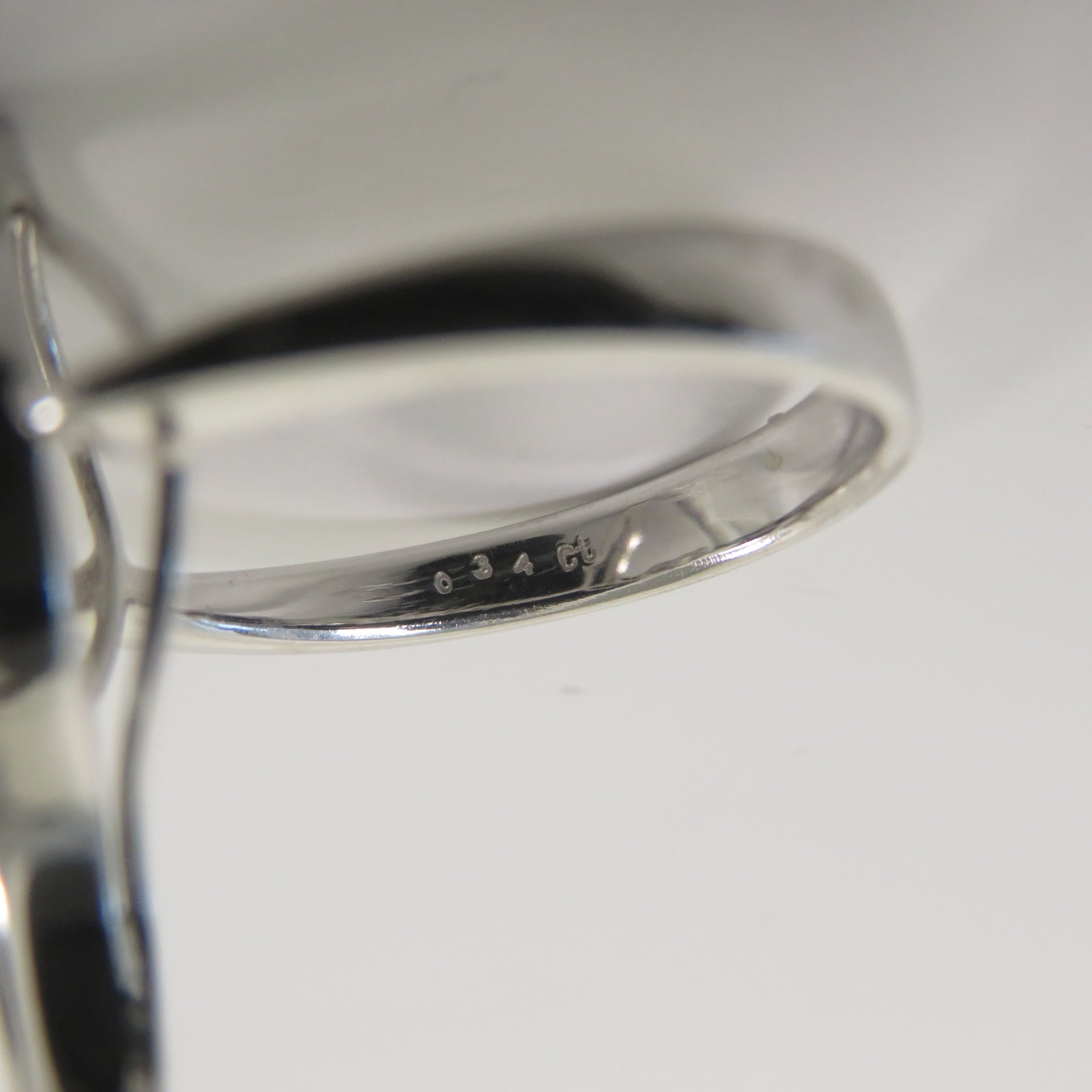 JEWELRY **【激減優惠】18K白金Diamond Ring 0.34ct鑽石戒指US#5.75