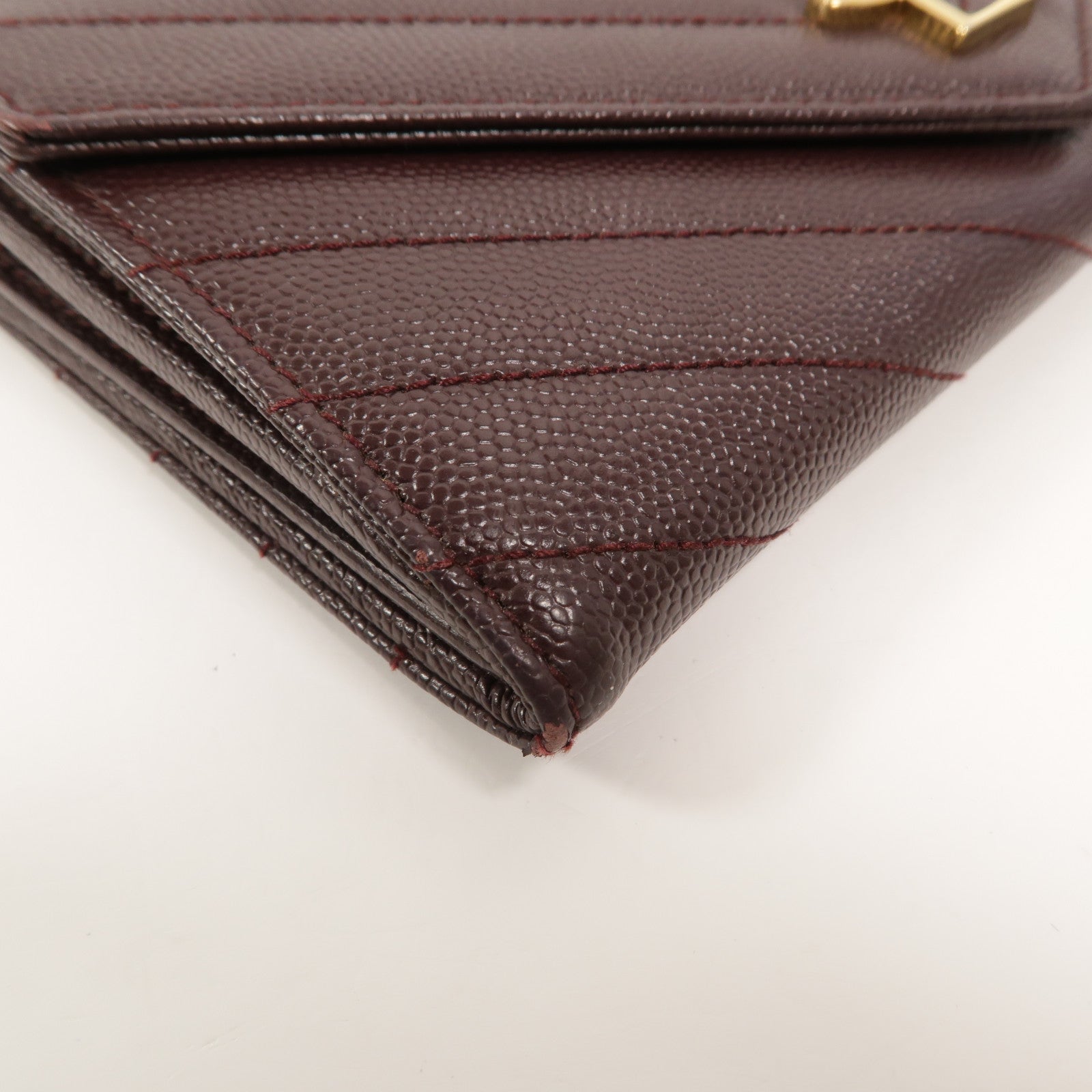 SAINT LAURENT 牛皮皮革Long Envelope Wallet長錢包