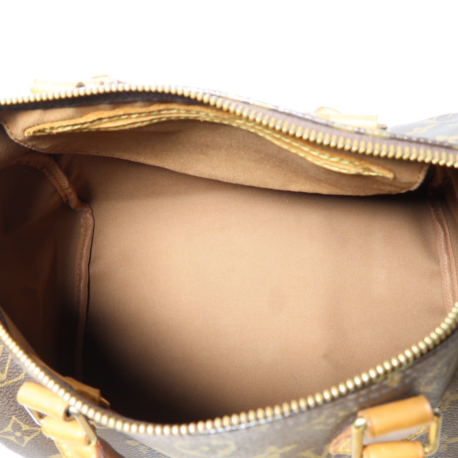 LOUIS VUITTON 【激減優惠】Monogram Speedy 30金扣手挽袋啡色