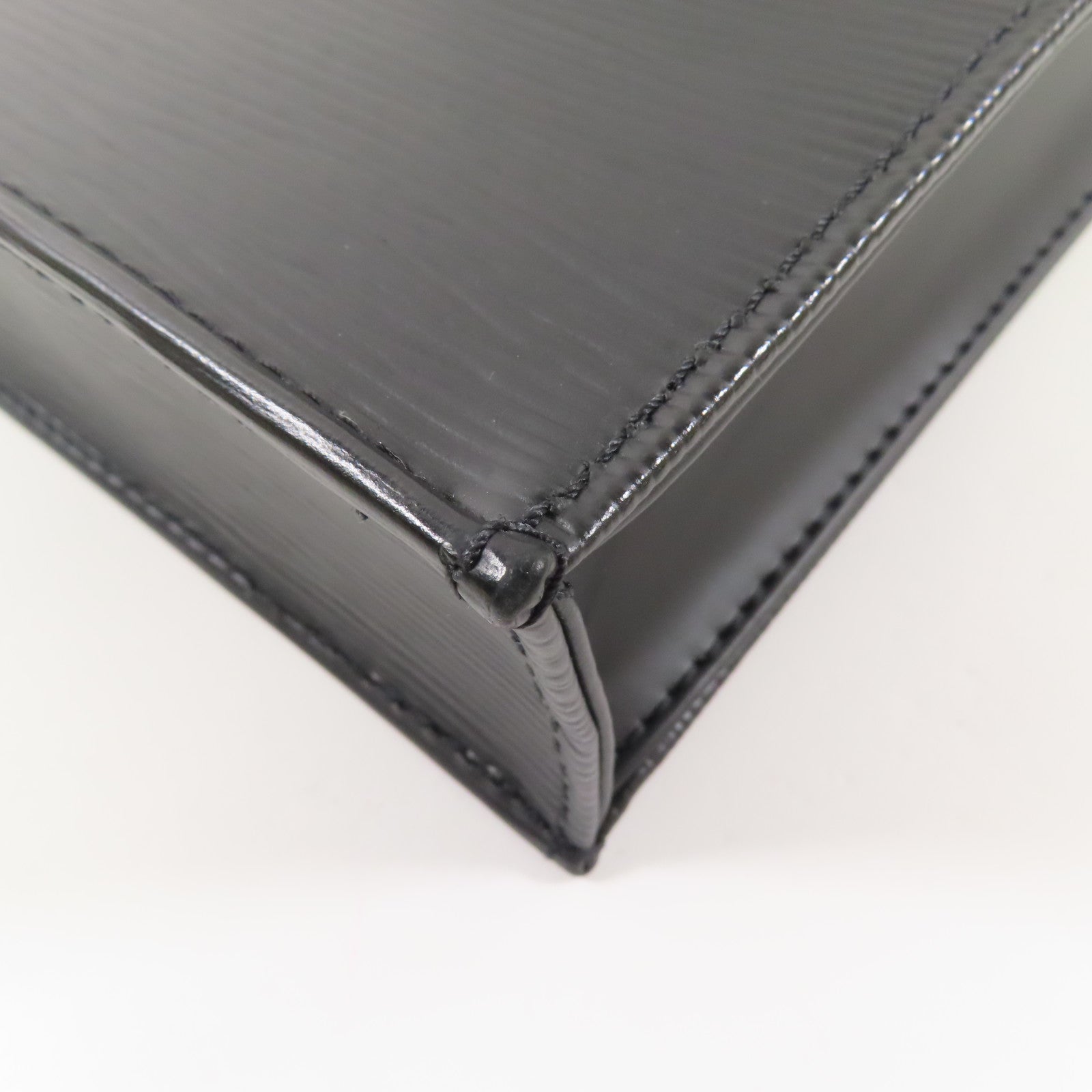 LOUIS VUITTON Epi Petit Sacplat銀扣手挽肩背兩用袋