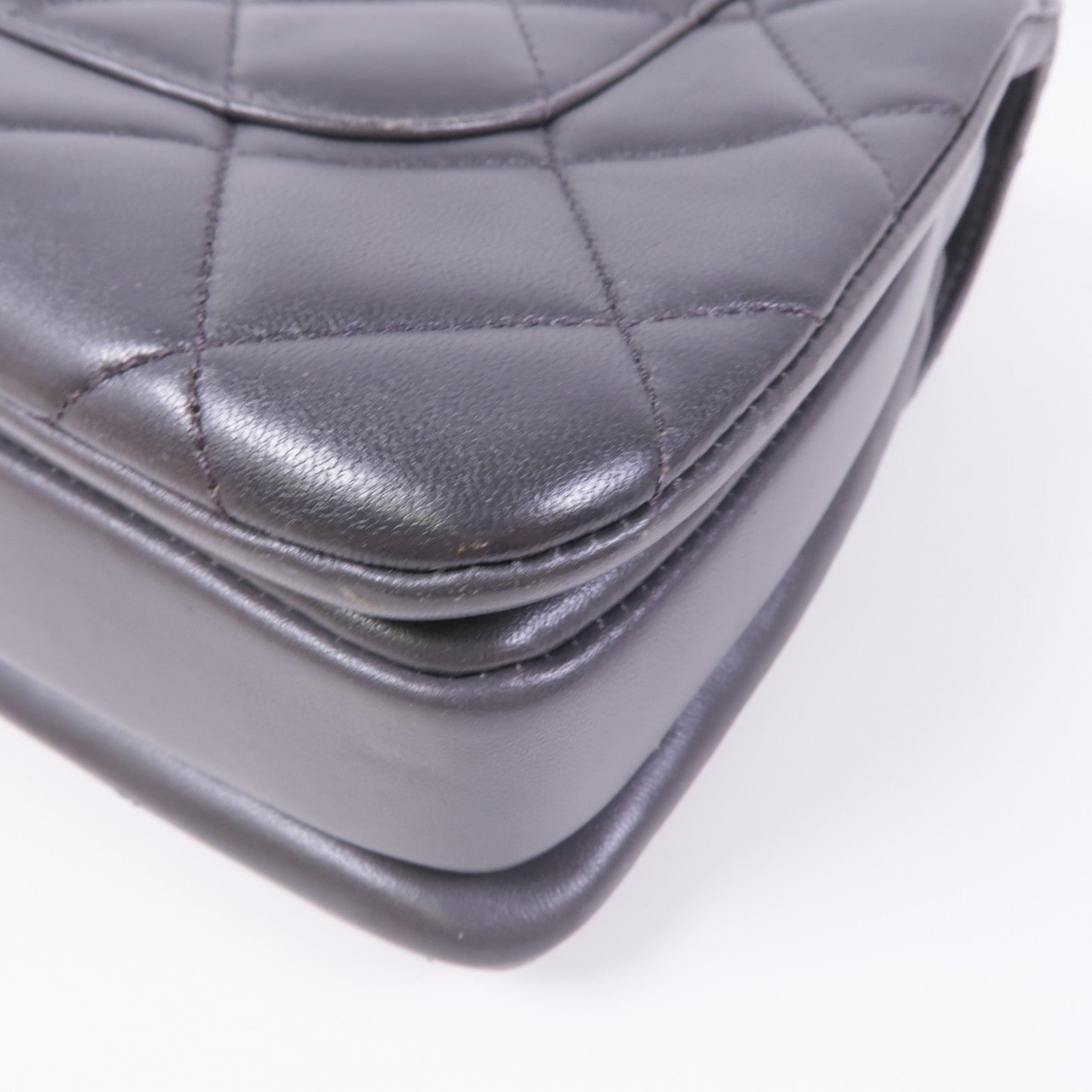 CHANEL 羊皮皮革2way Chain Shoulder Bag金扣手挽肩背兩用袋