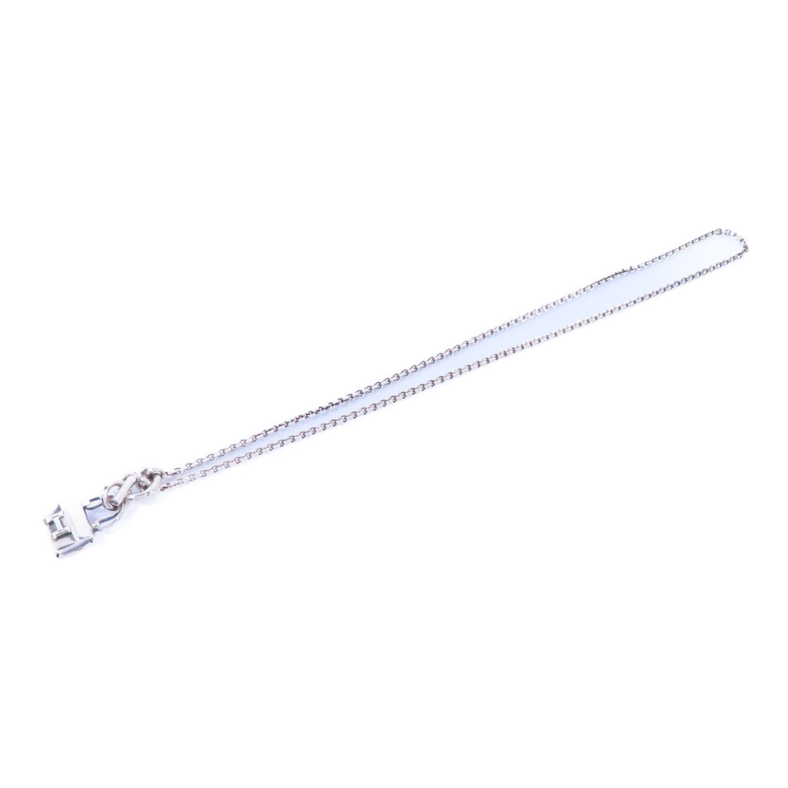 HERMES 925純銀Contance Necklace項鍊銀色