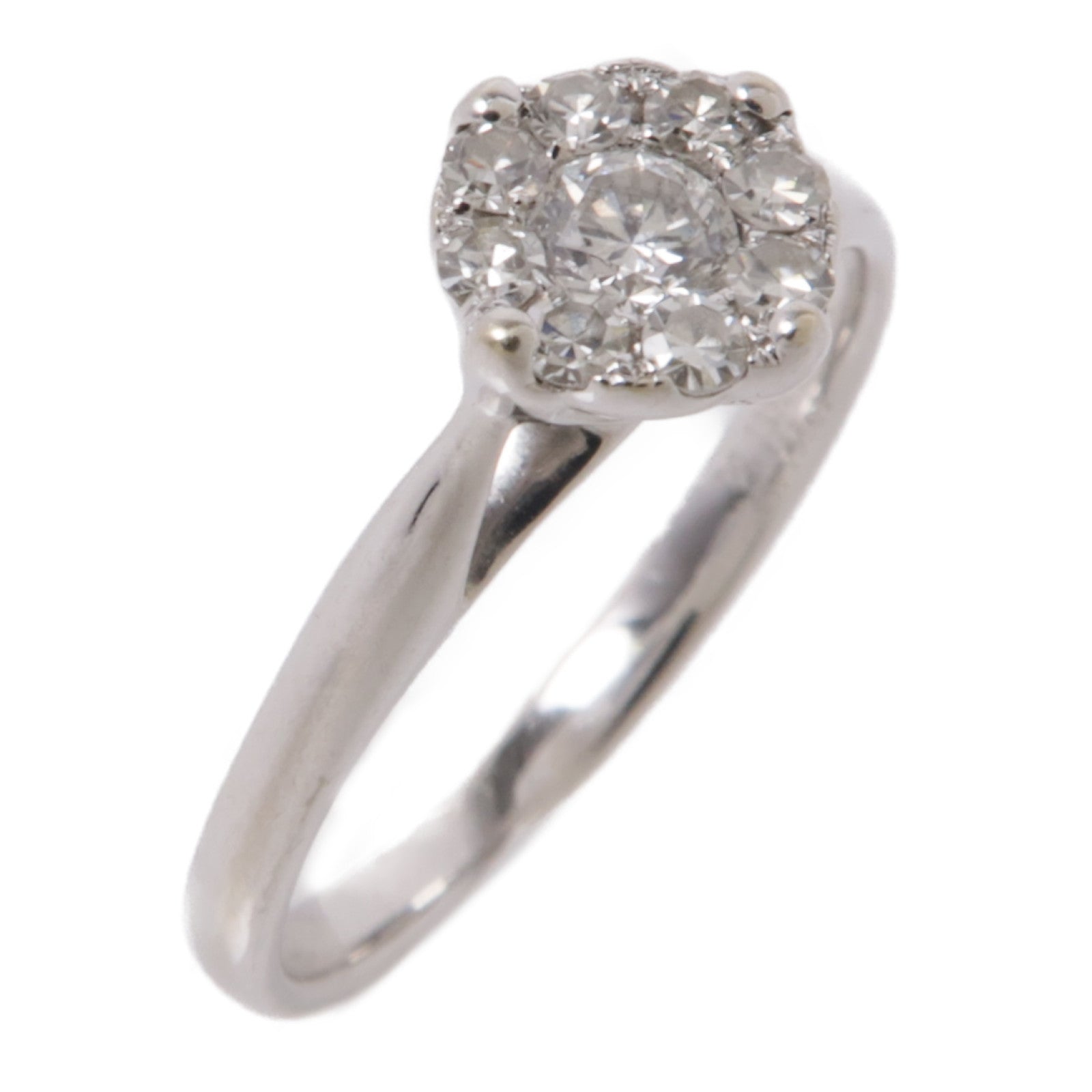JEWELRY 【激減優惠】18K白金Diamond Ring鑽石戒指US#5.25
