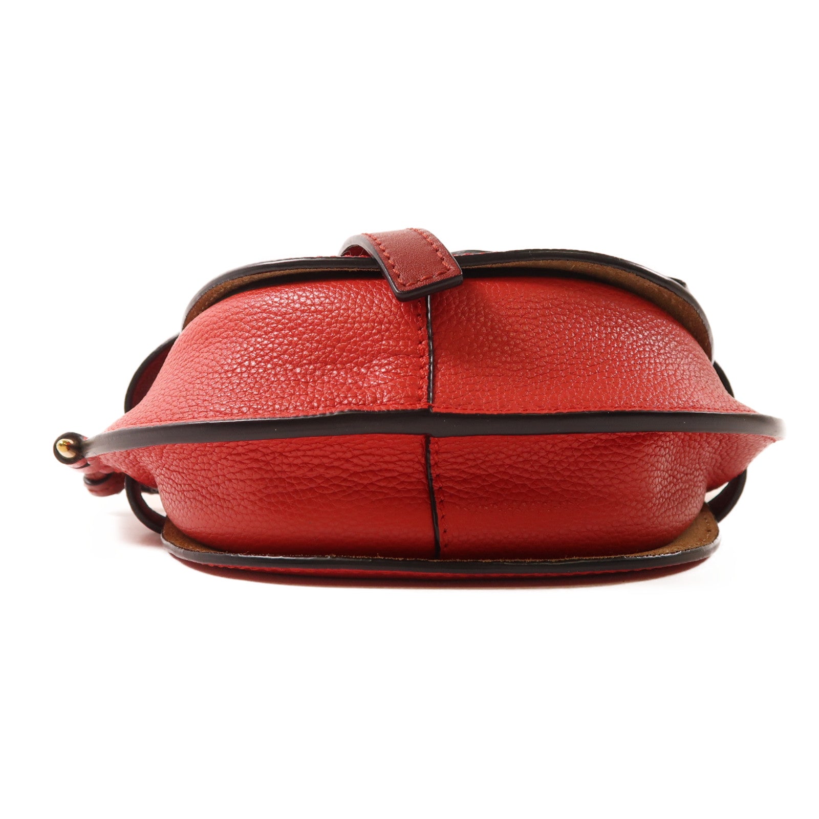 LOEWE 【激減優惠】牛皮皮革Gate Mini金扣肩背袋紅色