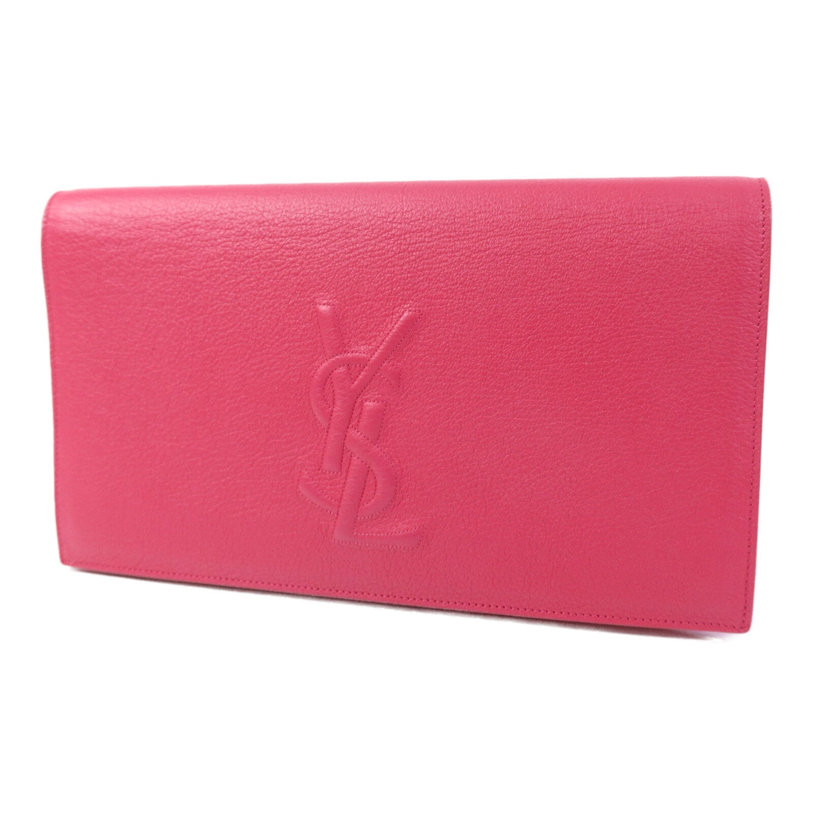 YVES SAINT LAURENT 牛皮皮革Belle De Jour Clutch金扣手拿包