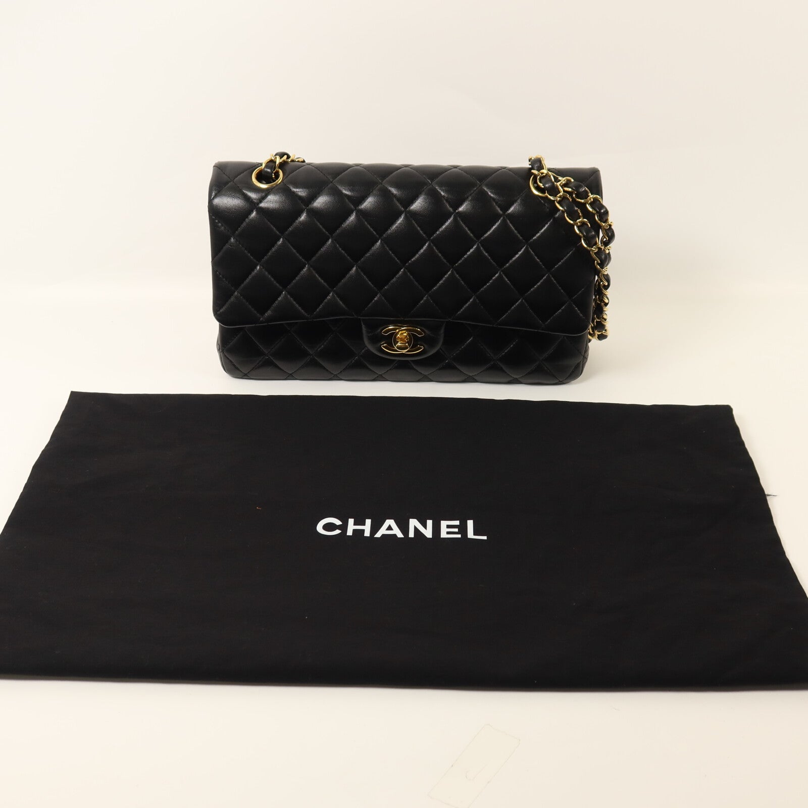 CHANEL 羊皮皮革Classic 25鏈帶肩背袋