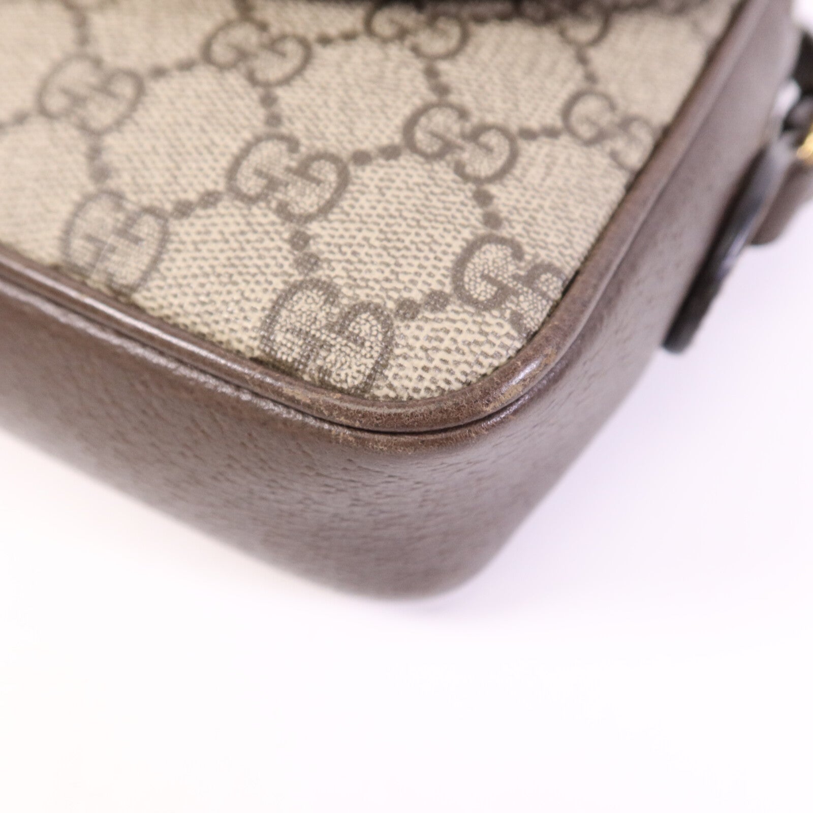 GUCCI 【激減優惠】塗層帆布Ophidia GG Shoulder Bag金扣肩背袋