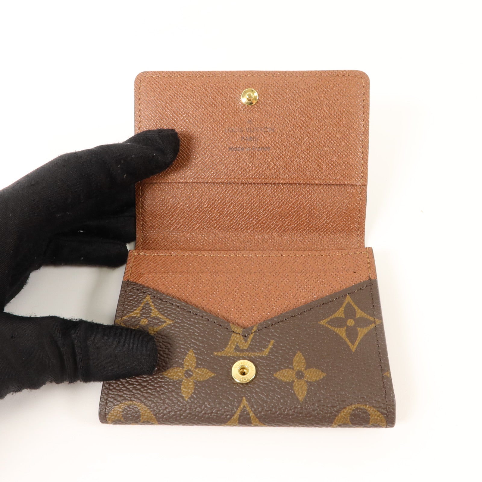LOUIS VUITTON Monogram Enveloppe Carte De Visite金扣Card Case卡片套