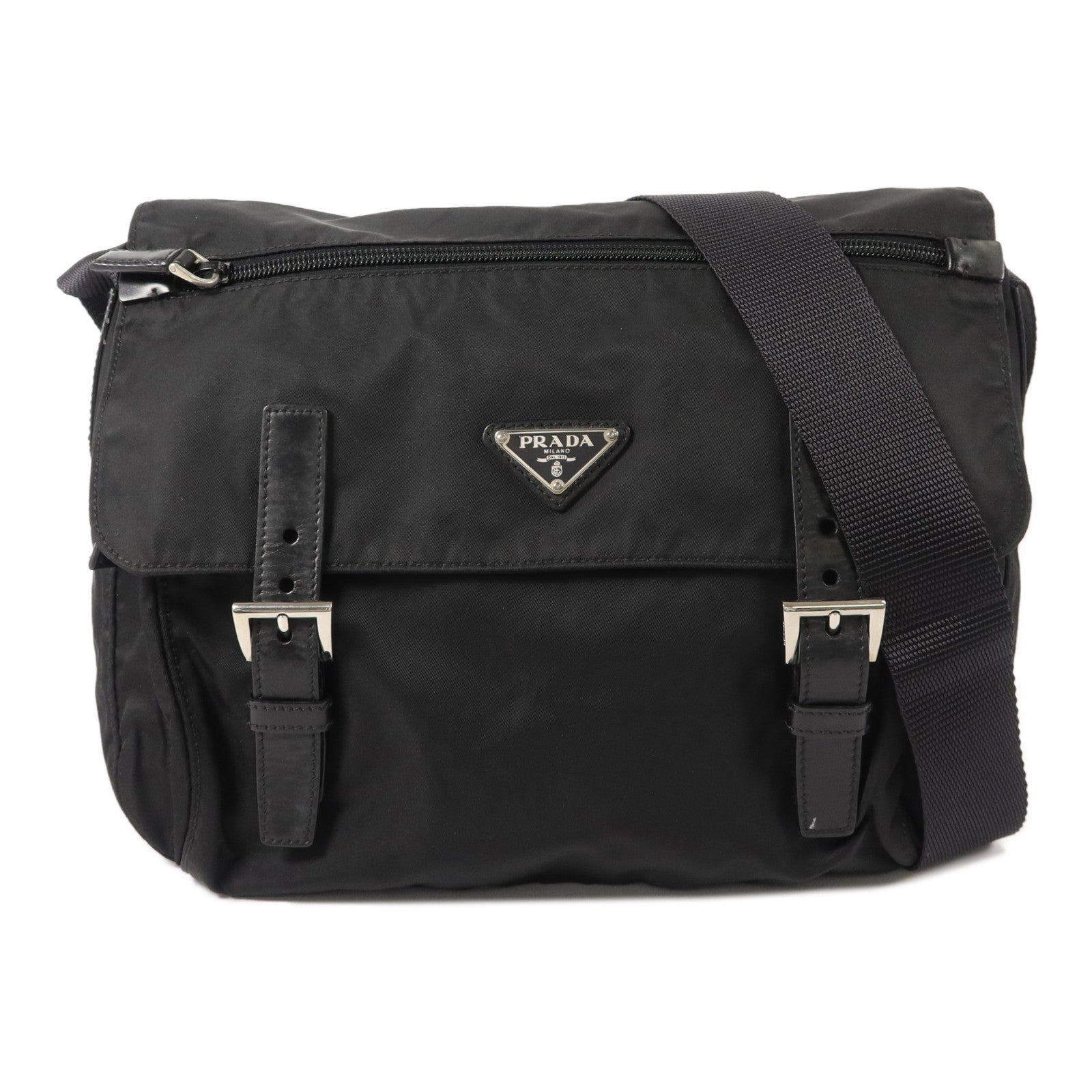 PRADA 尼龍Messenger Bag肩背袋