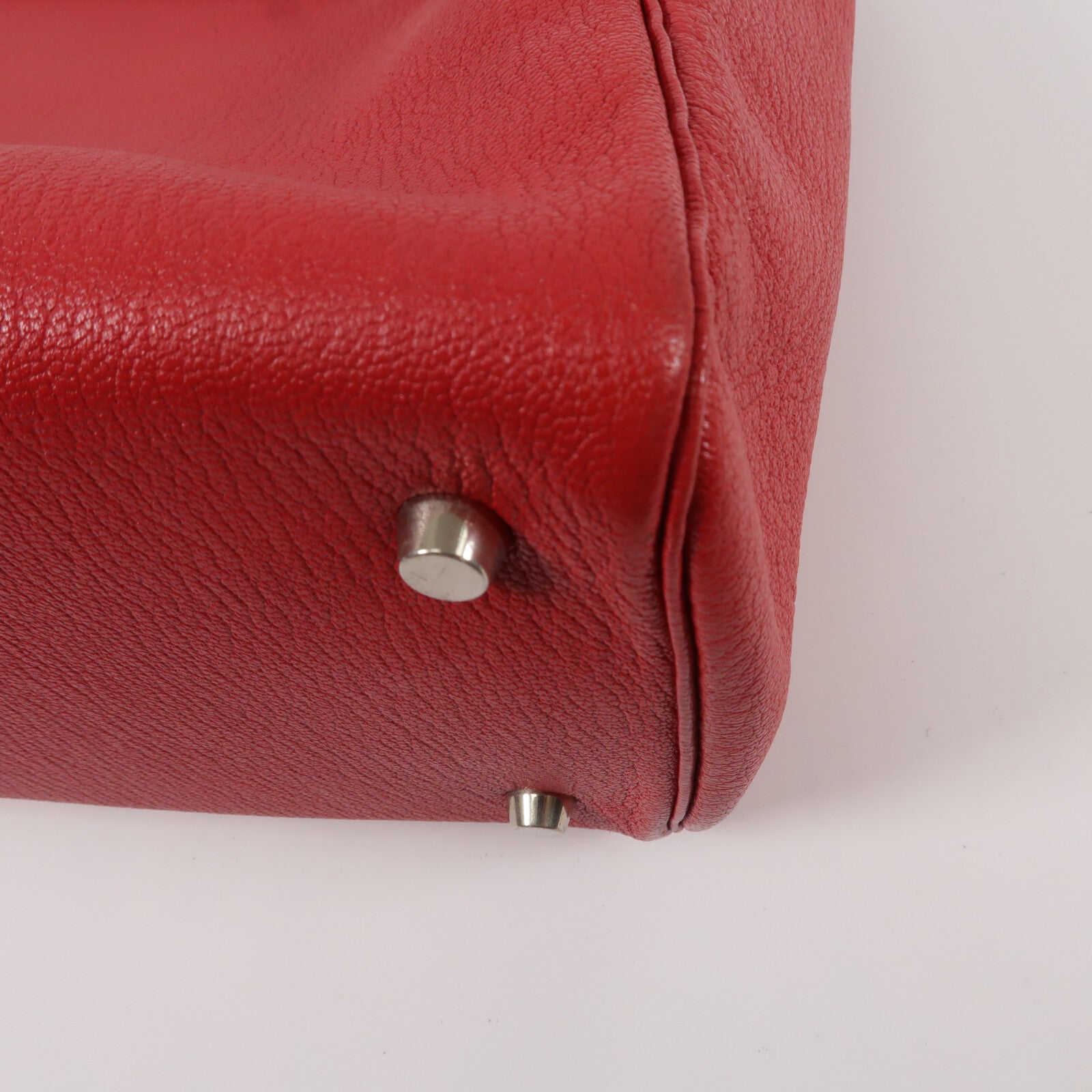 HERMES Fjord皮革Cabana 35肩背袋Rouge H