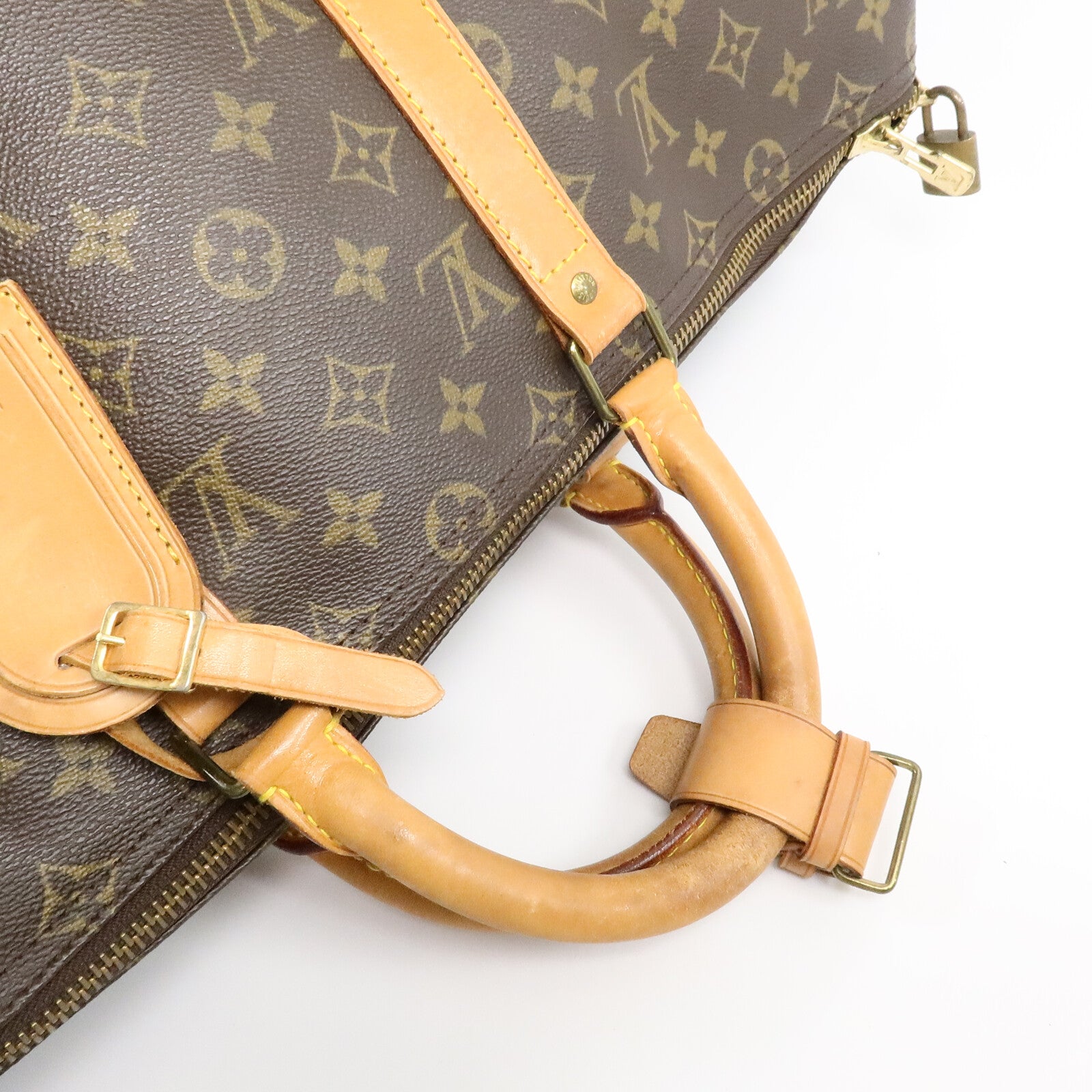 LOUIS VUITTON Monogram Keepall 50金扣手挽袋