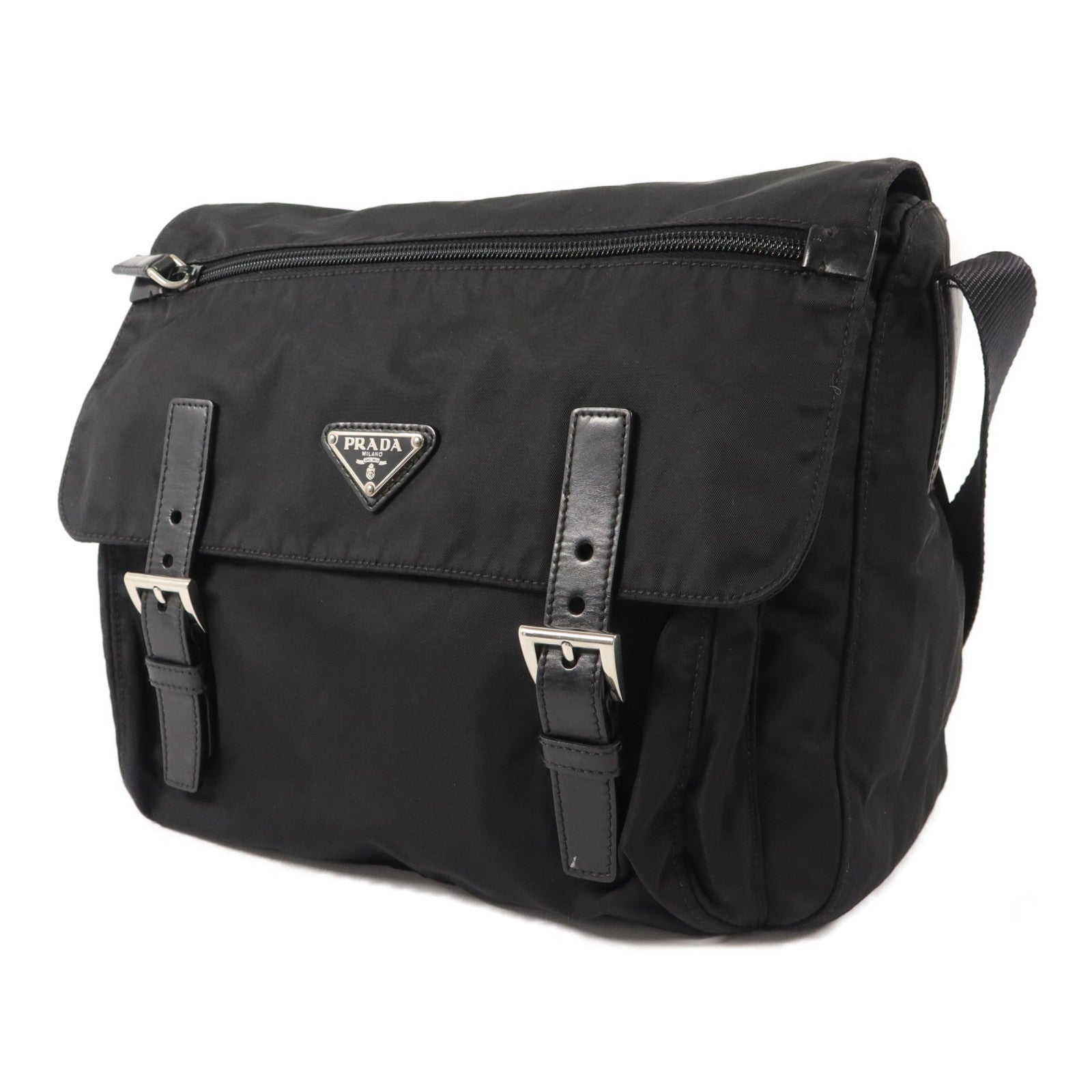 PRADA 尼龍Messenger Bag肩背袋