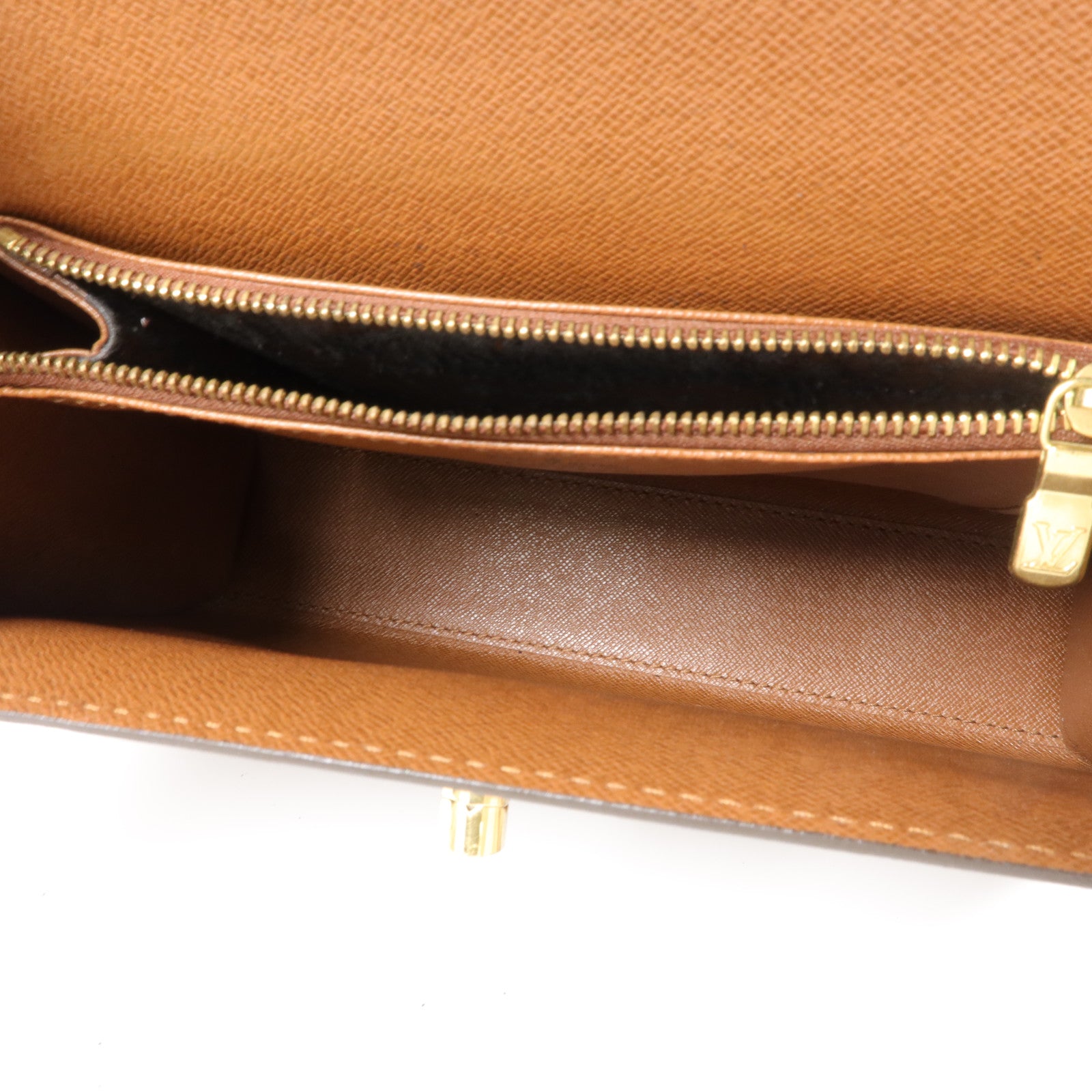LOUIS VUITTON Monogram Malesherbes金扣手挽袋