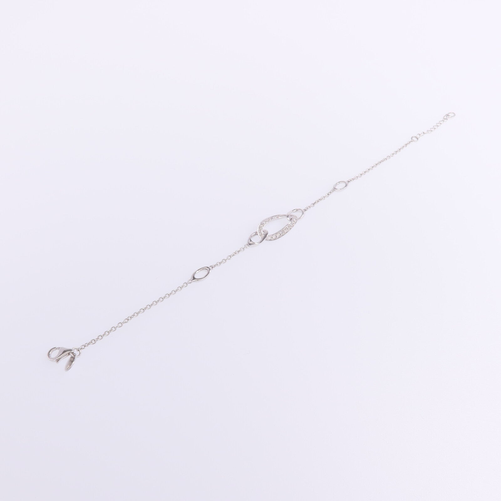 JEWELRY 【激減優惠】18K白金Diamond Bracelet鑽石手鏈