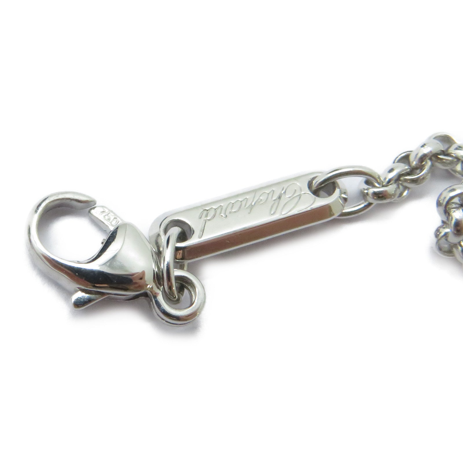Chopard 18K白金Happy Diamond Necklace鑽石項鍊