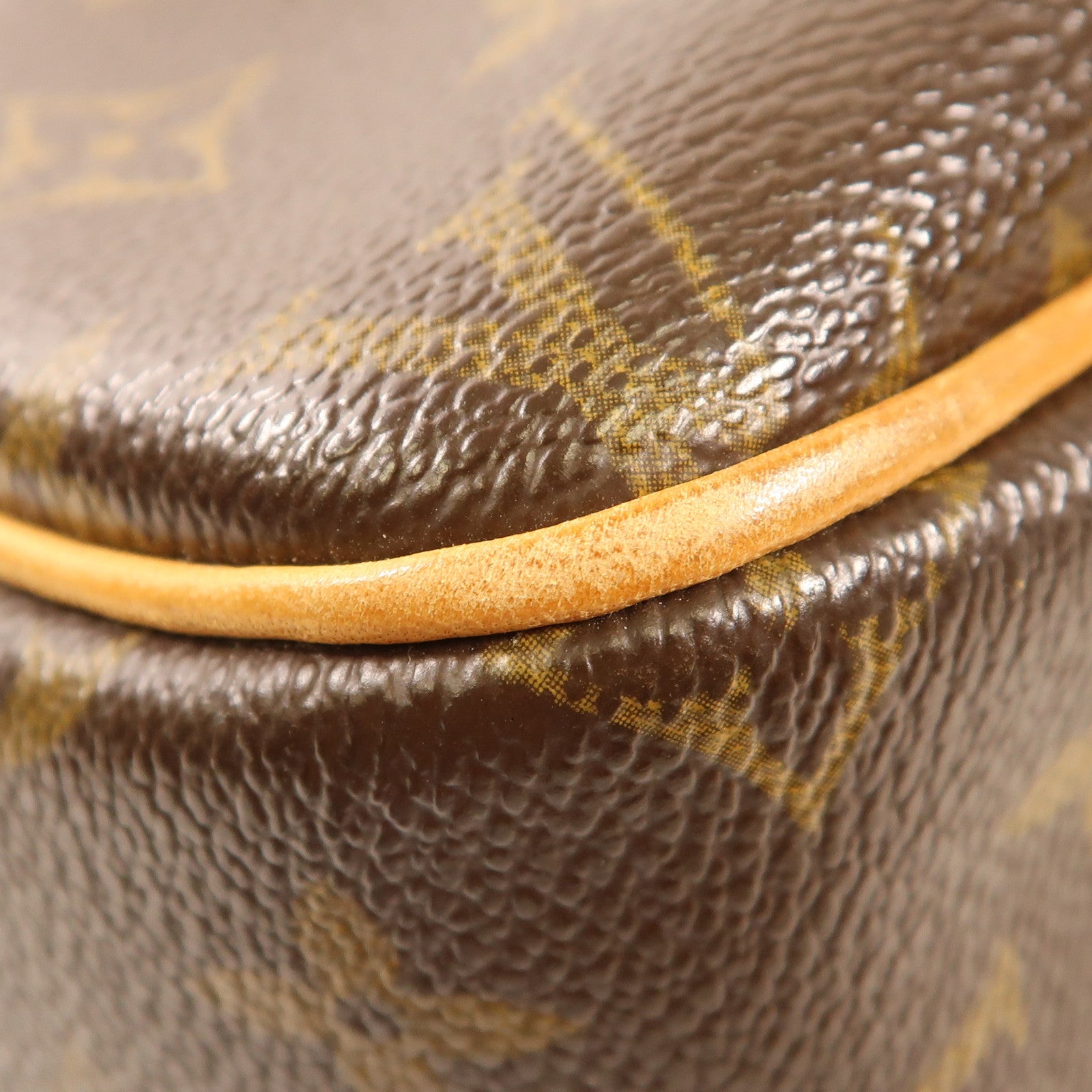 LOUIS VUITTON Monogram Reporter PM金扣肩背袋棕色