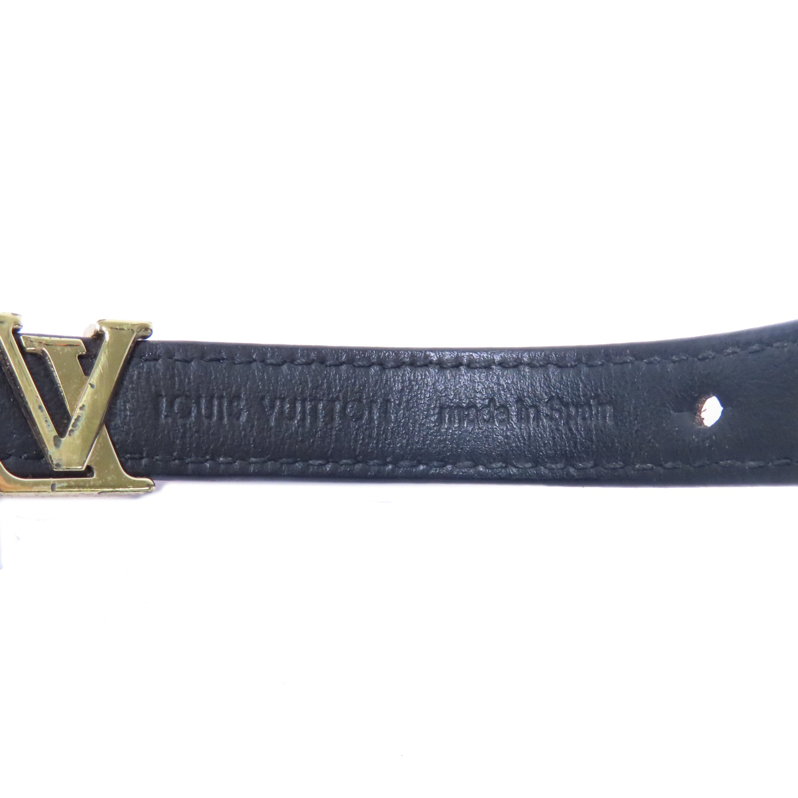 LOUIS VUITTON 【激減優惠】牛皮皮革Iconic Bracelet手帶啡色/金色