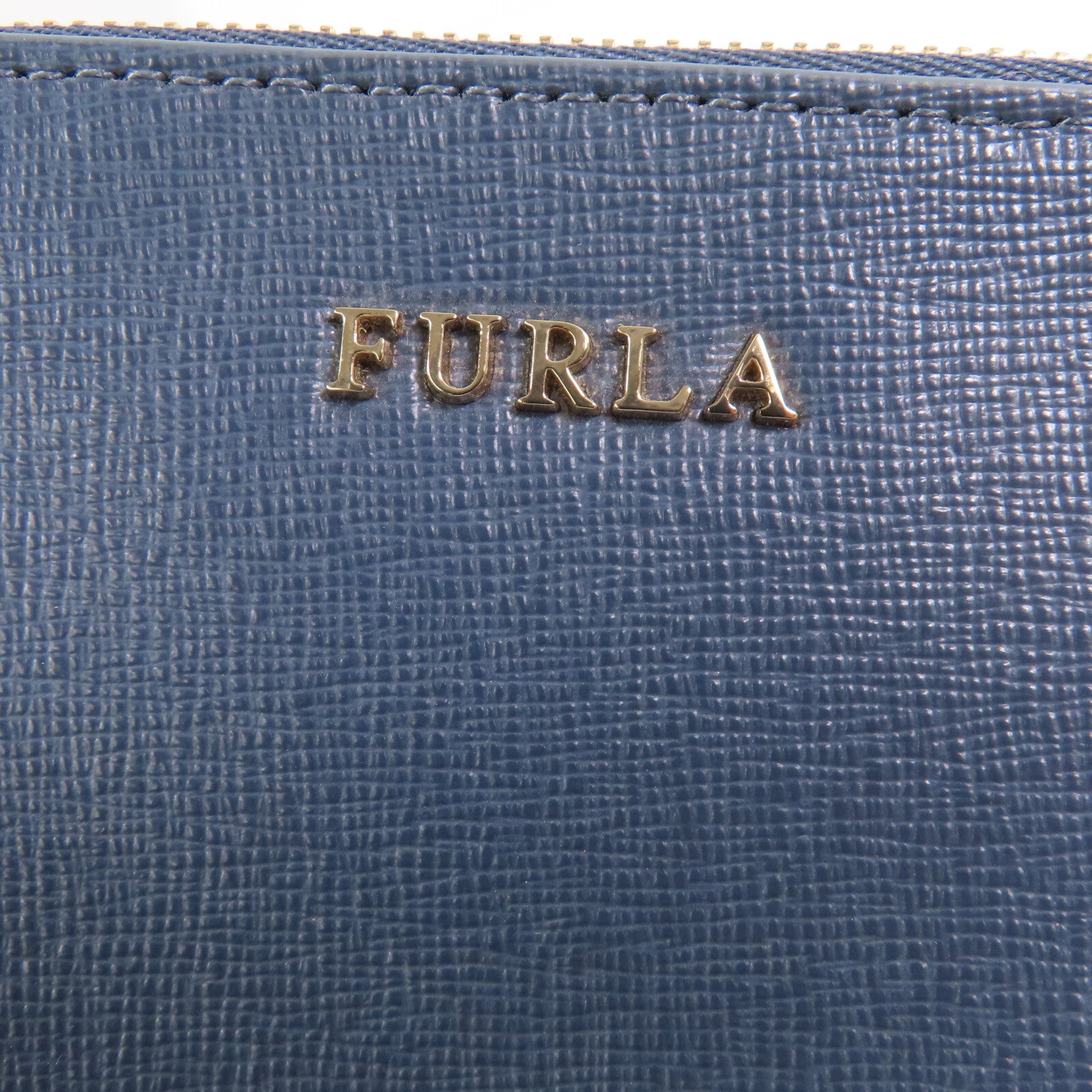 Furla 【激減優惠】牛皮皮革Pouch金扣手拿包