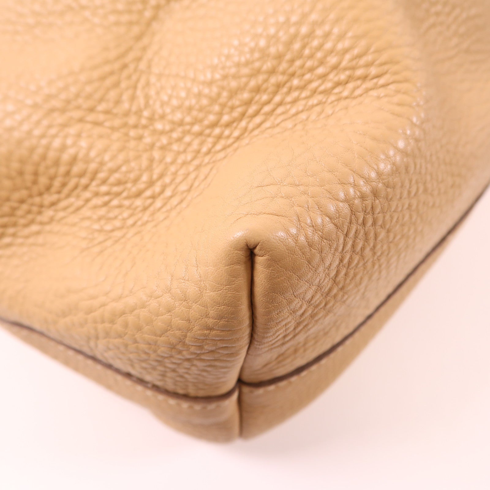 PRADA 牛皮皮革Shoulder Bag金扣手挽肩背兩用袋