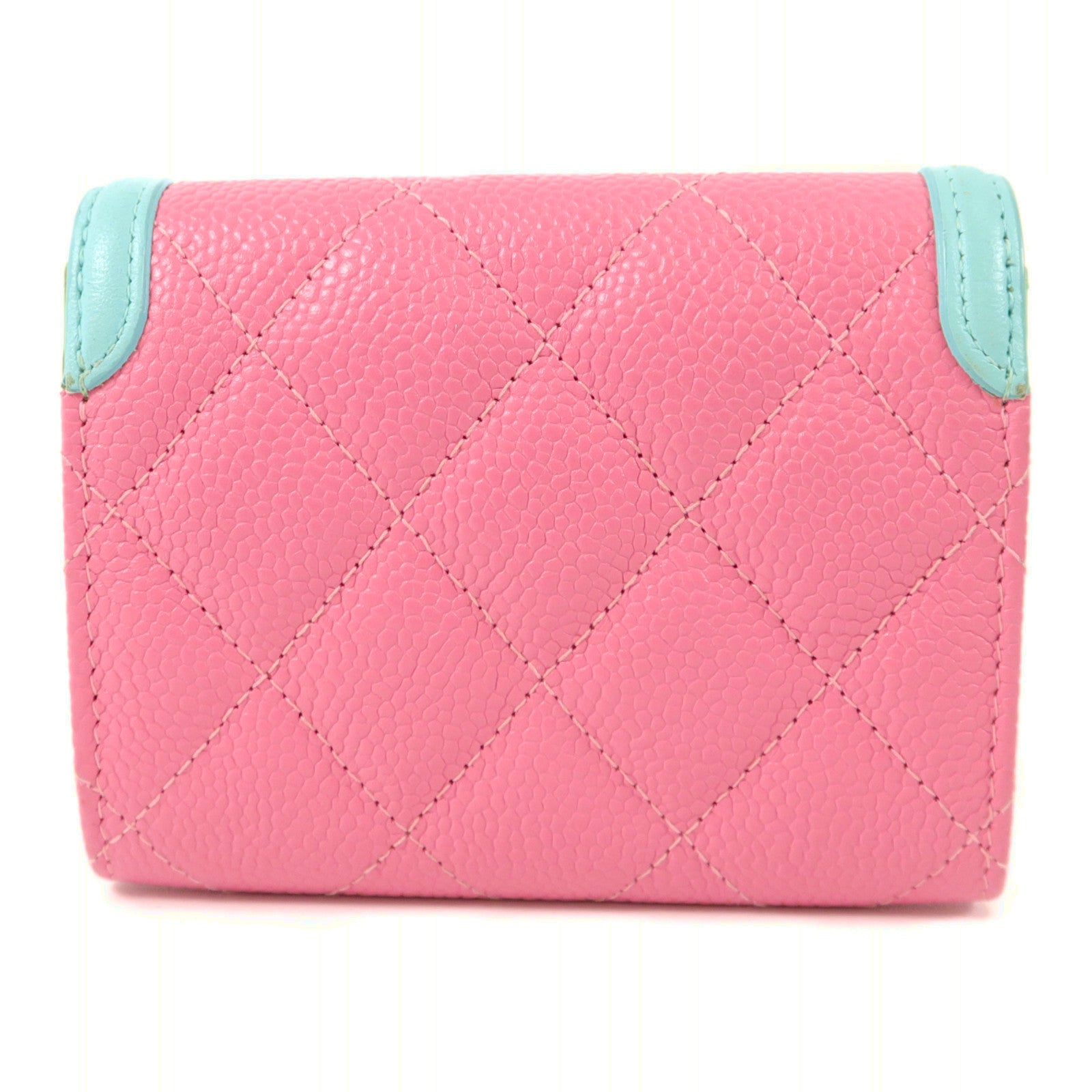 CHANEL 牛皮皮革CC Filigree Small Flap Wallet卡片套