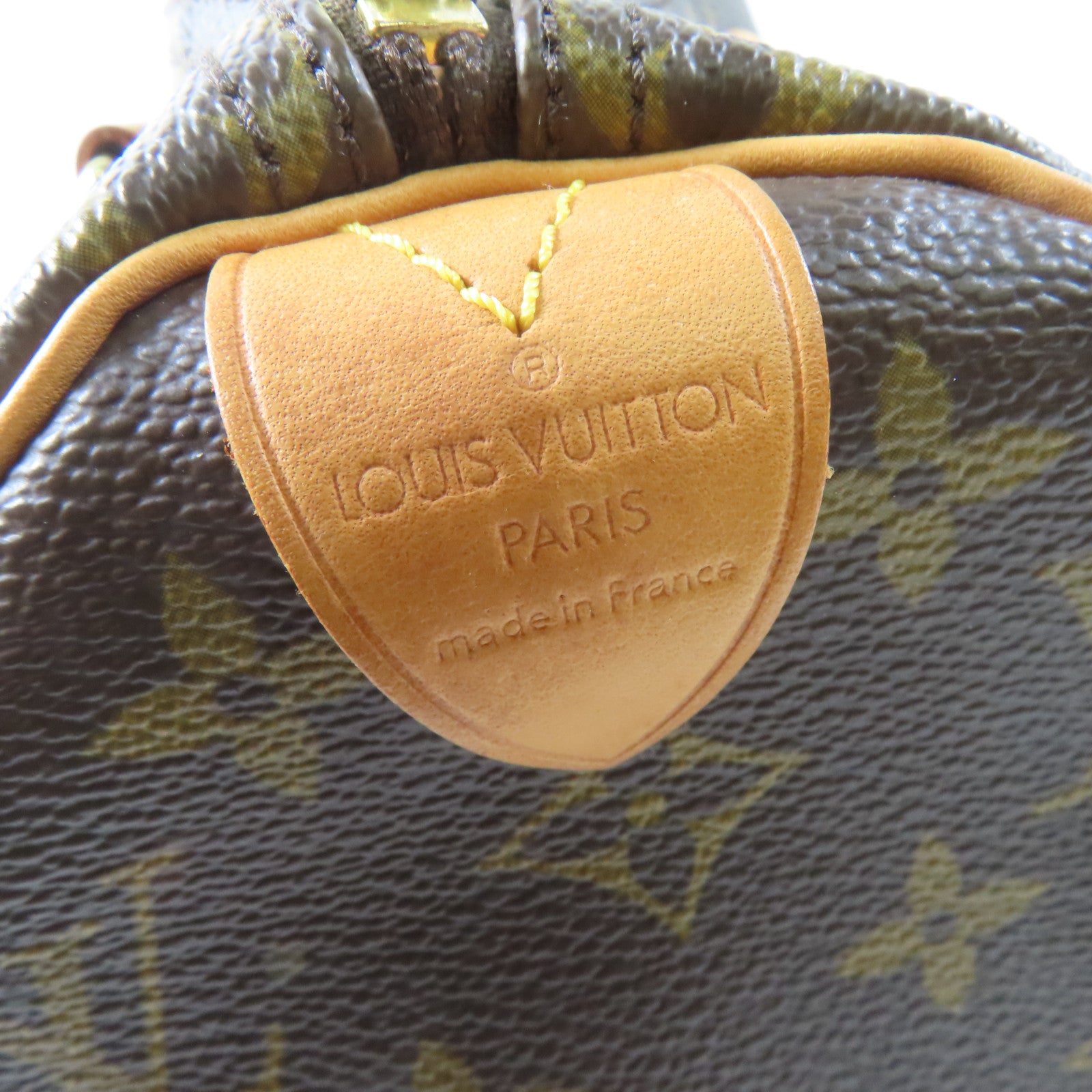 LOUIS VUITTON Monogram Speedy 25金扣手挽袋啡色
