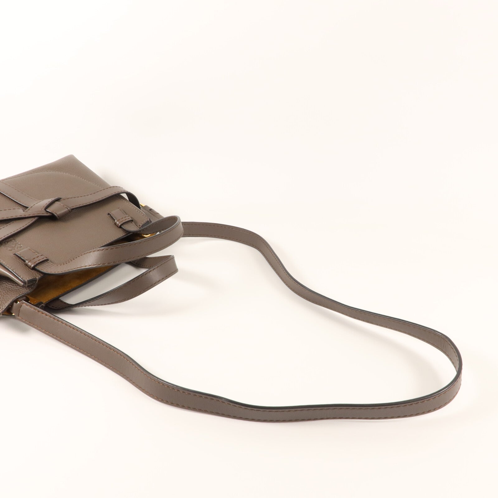 LOEWE 牛皮皮革Gate Top Handle Mini手挽肩背兩用袋
