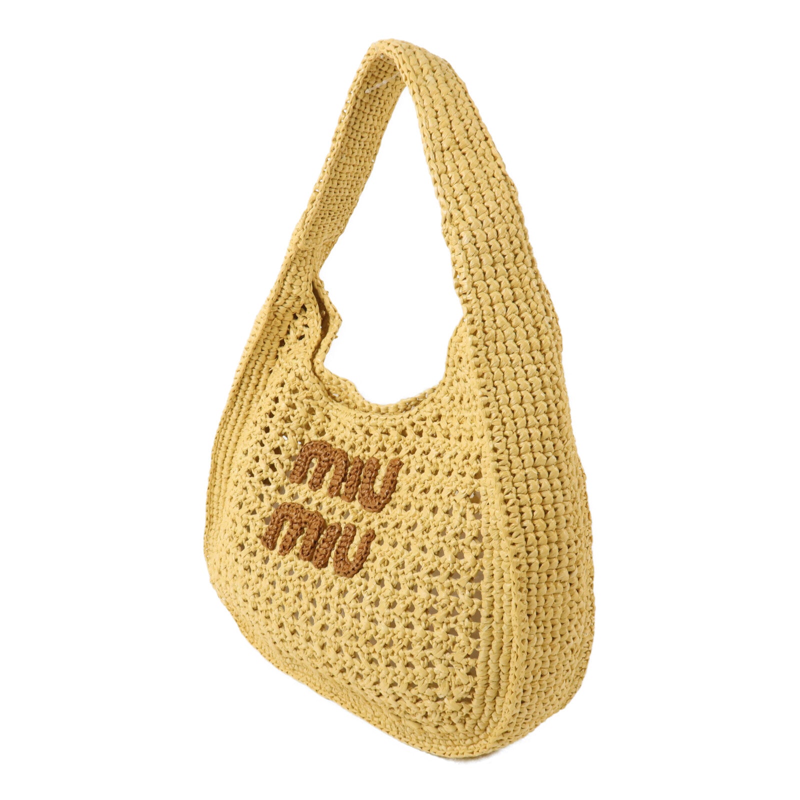 Miu Miu Raffia Woven Hobo手挽袋