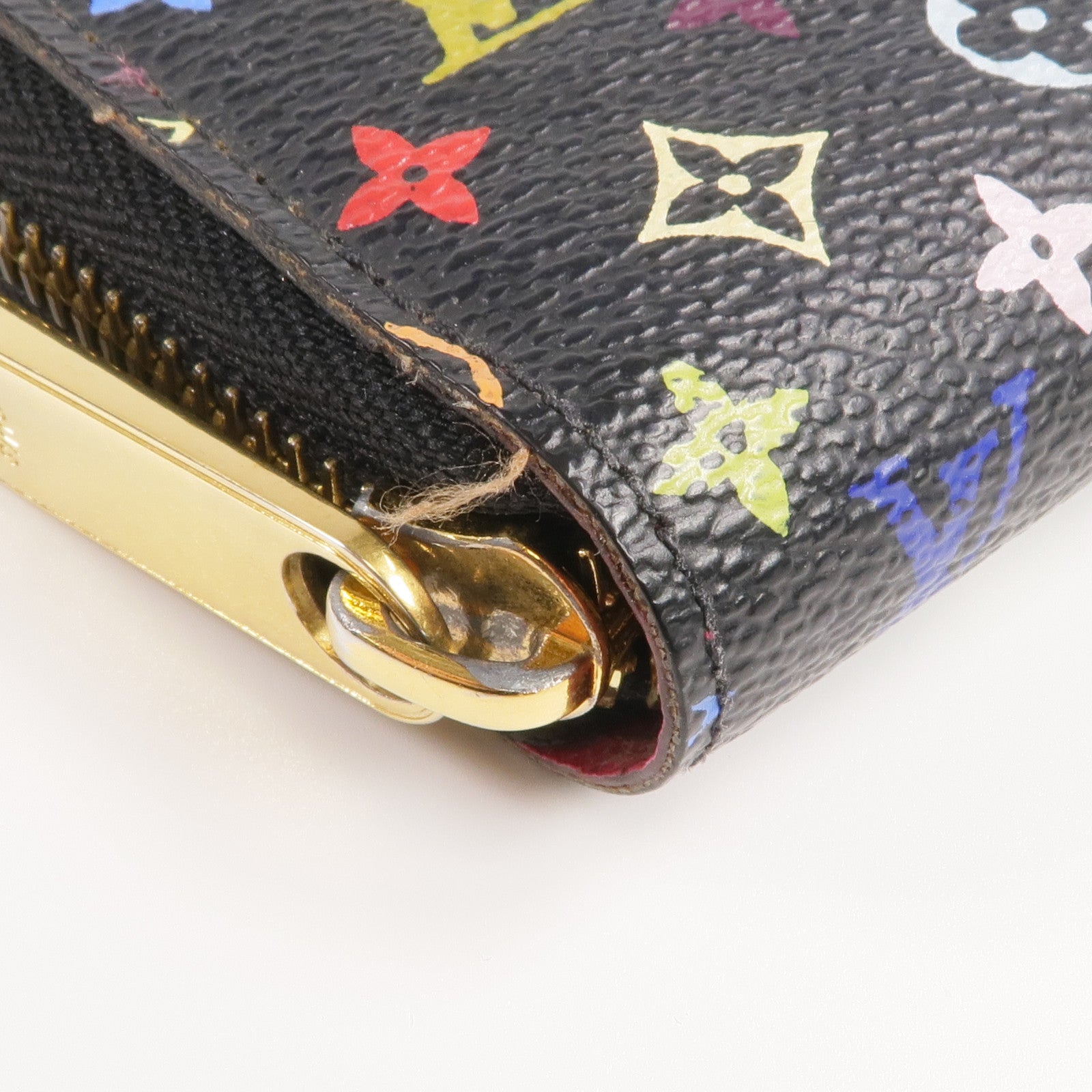 LOUIS VUITTON Monogram Multicolore Zipper Long Wallet金扣長錢包