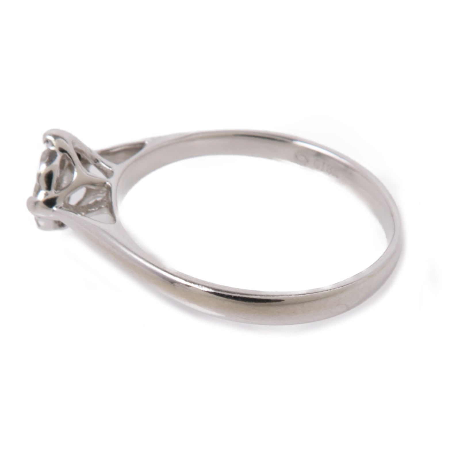 JEWELRY 【激減優惠】18K白金Diamond Ring鑽石戒指US#5.25