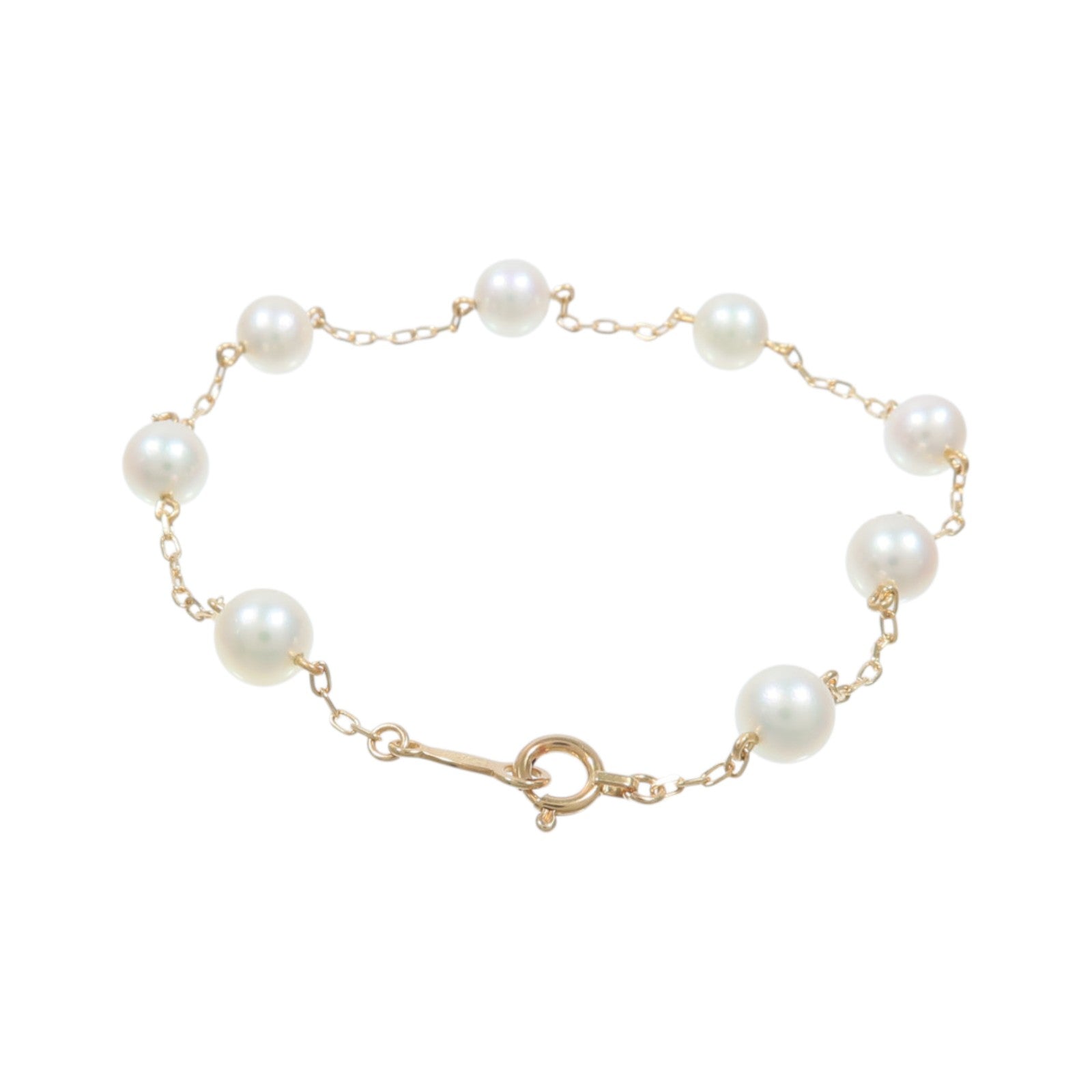 MIKIMOTO 18K黃金Pearl Bracelet珍珠手鏈