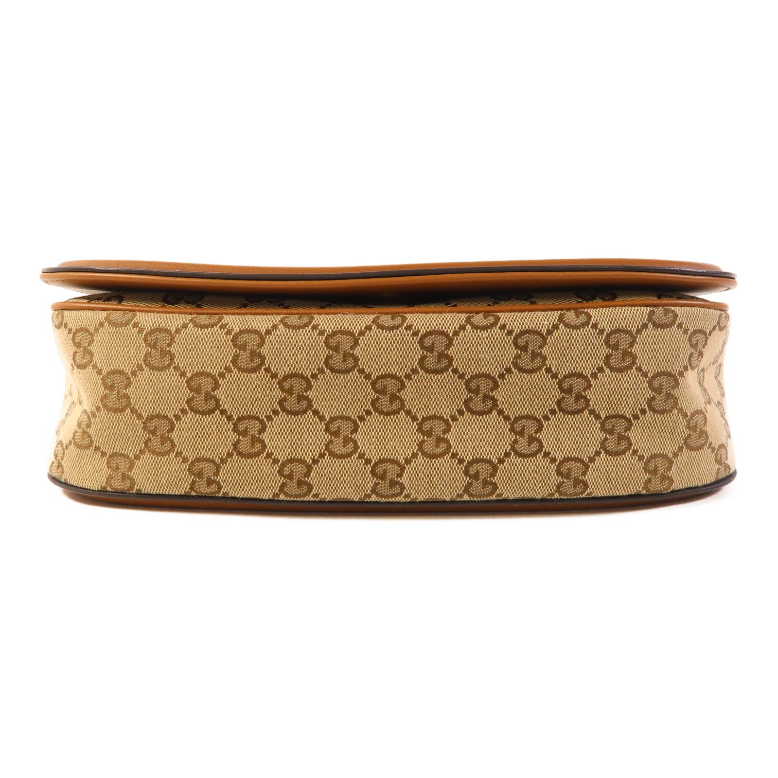 GUCCI 帆布Blondie Medium金扣手挽肩背兩用袋