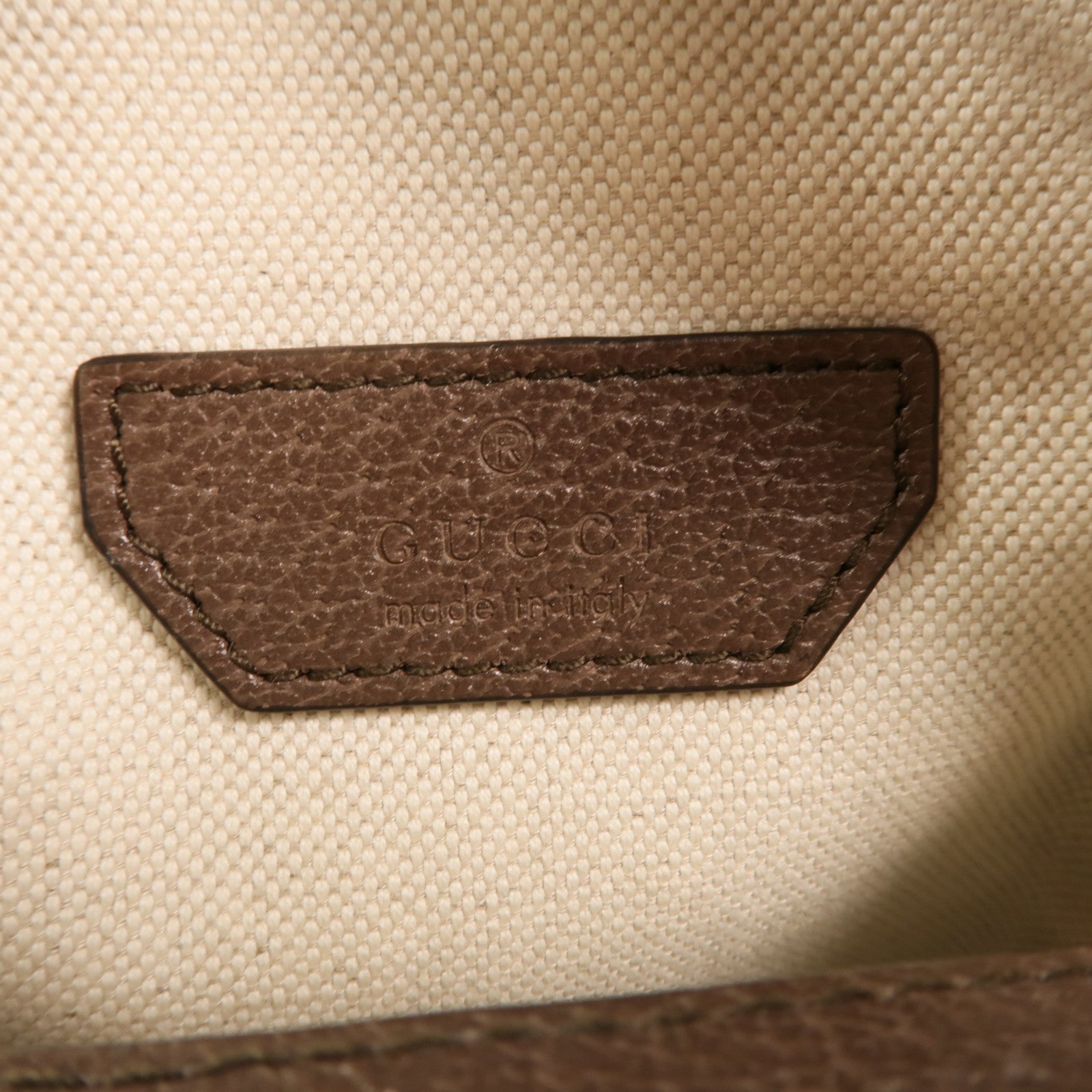 GUCCI 塗層帆布Ophidia MiniBag金扣手挽肩背兩用袋