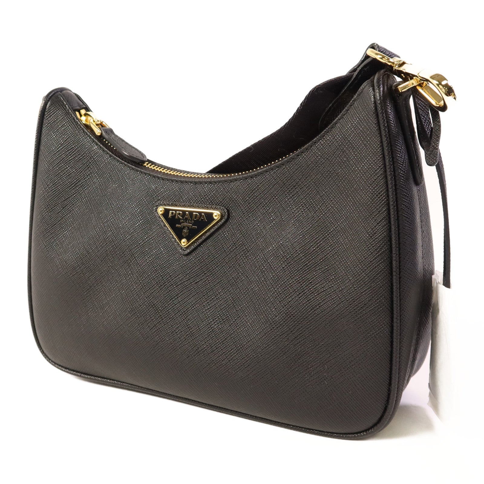 PRADA Saffiano皮革Re-Edition 2005金扣肩背袋