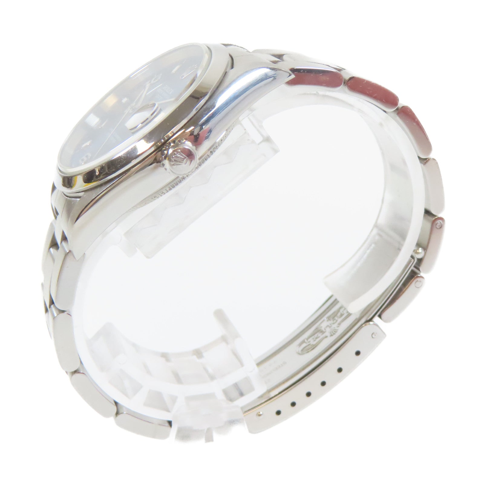 ROLEX Date不鏽鋼手錶自動機芯藍色#16.75cm