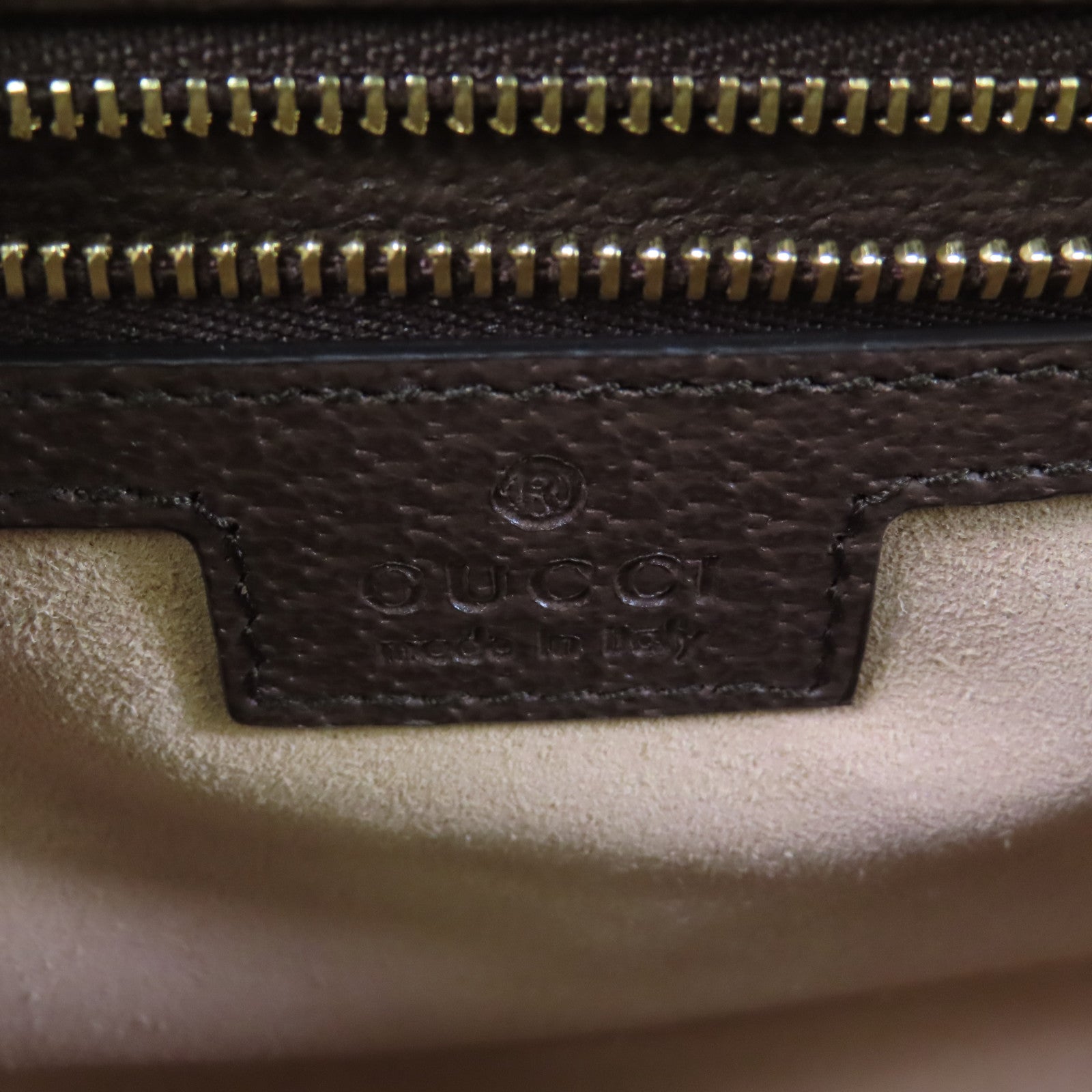 GUCCI 塗層帆布Ophidia金扣手挽肩背兩用袋