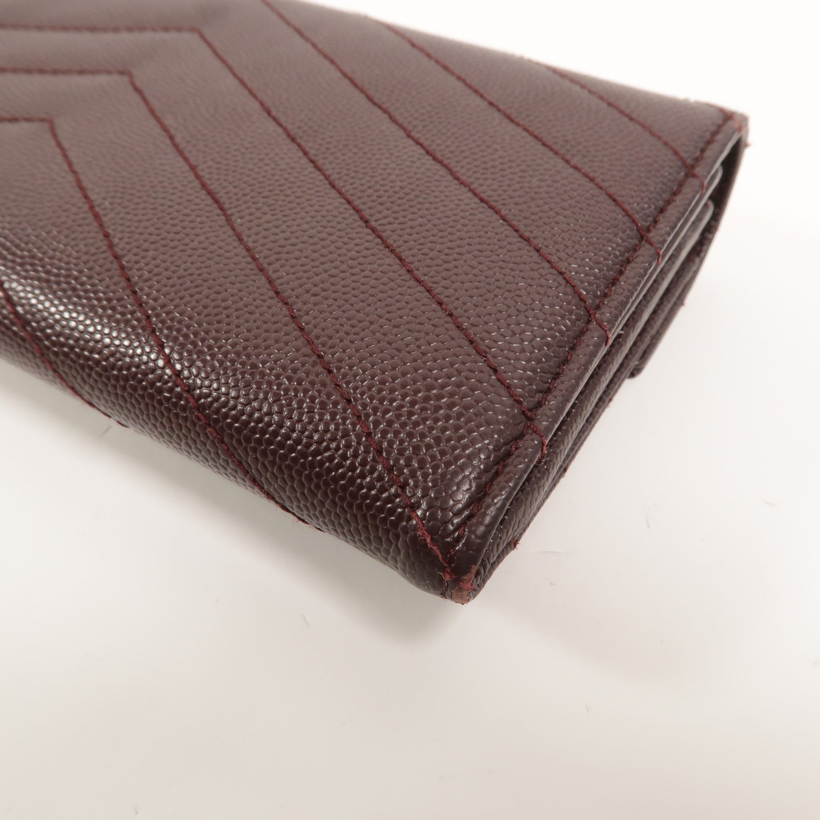 SAINT LAURENT 牛皮皮革Long Envelope Wallet長錢包