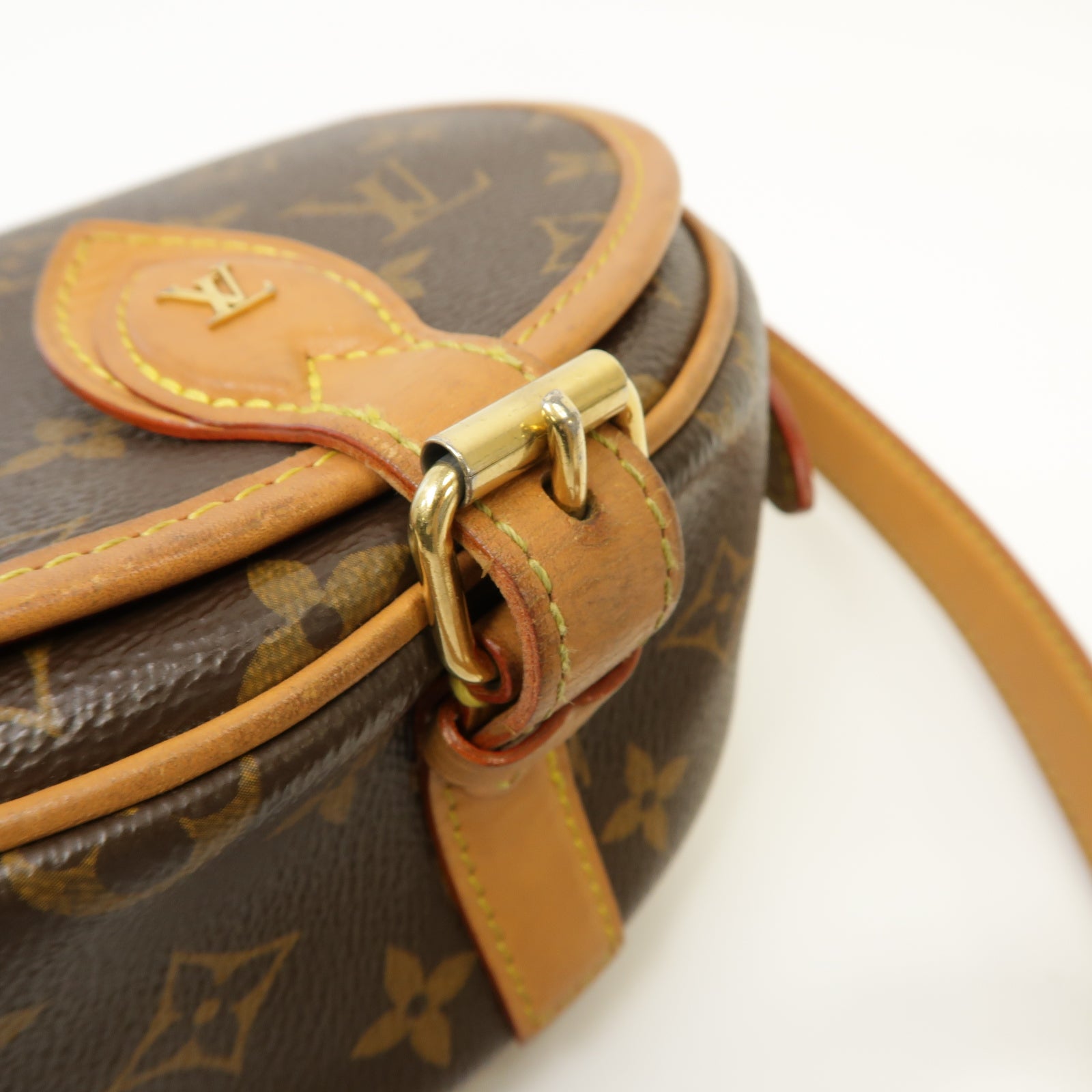 LOUIS VUITTON 【激減優惠】Monogram Tambourine金扣肩背袋棕色