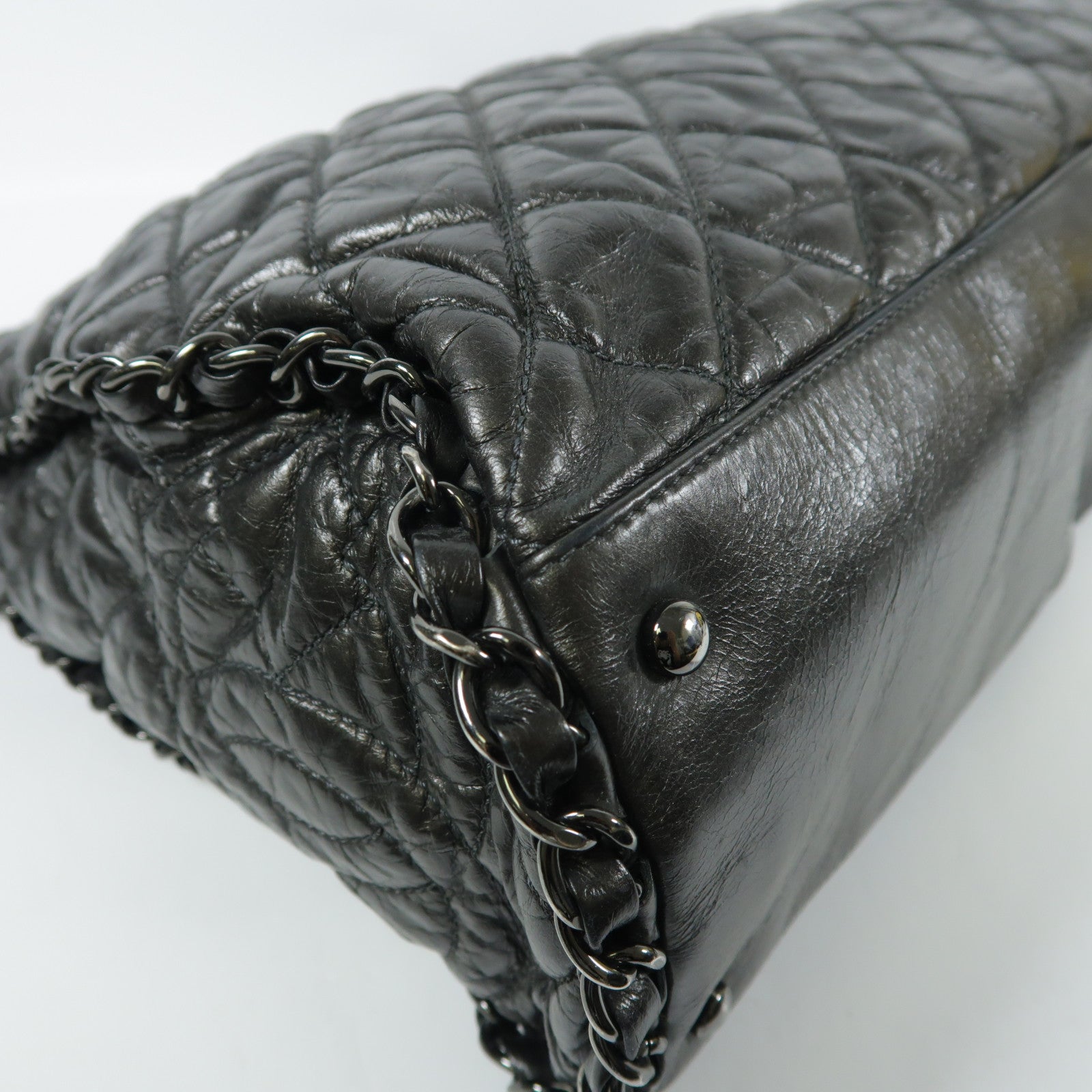 CHANEL 牛皮皮革Chain Shoulder肩背袋